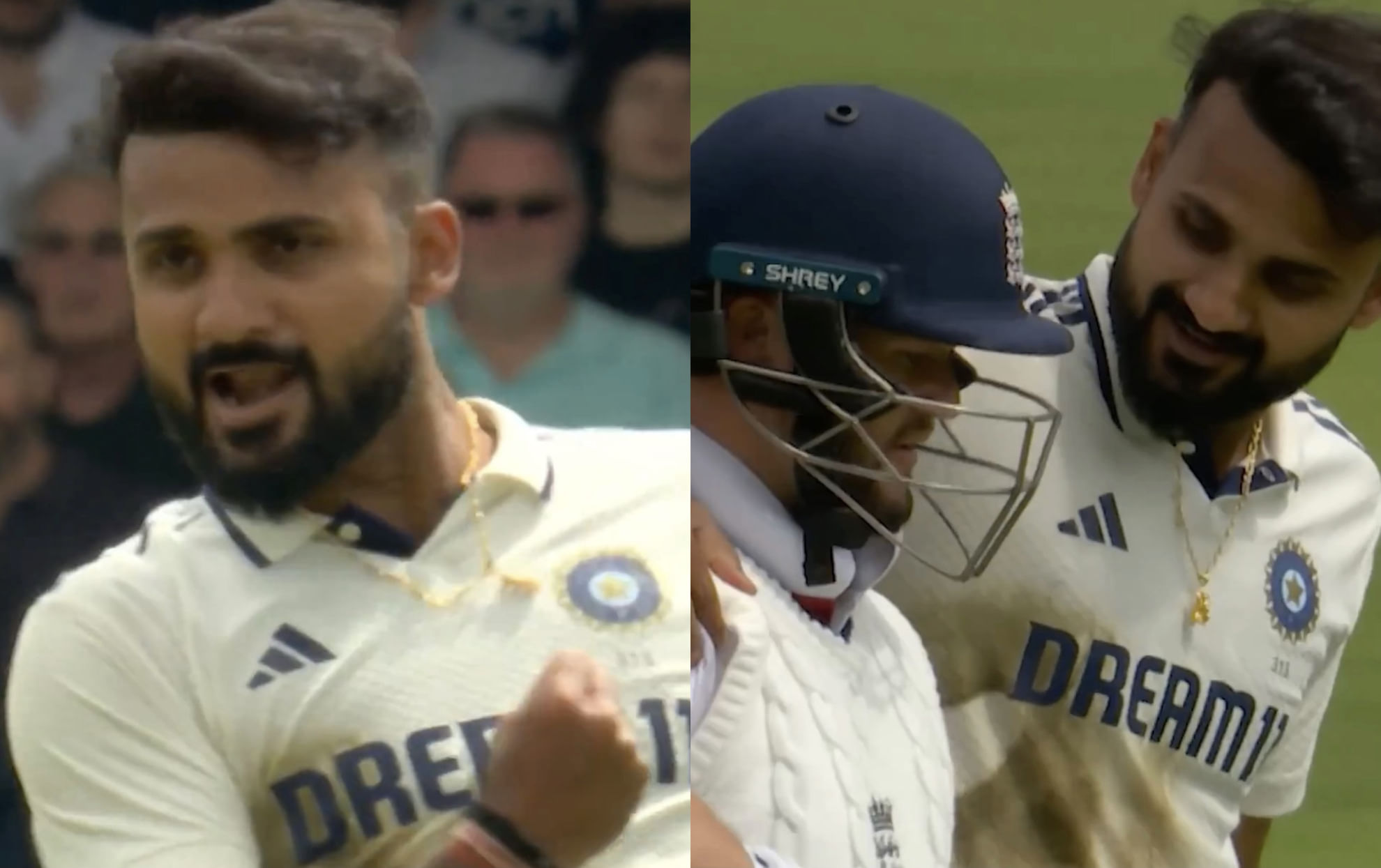 Akash Deep send-off Ben Duckett