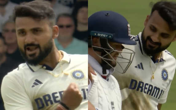 Akash Deep send-off Ben Duckett