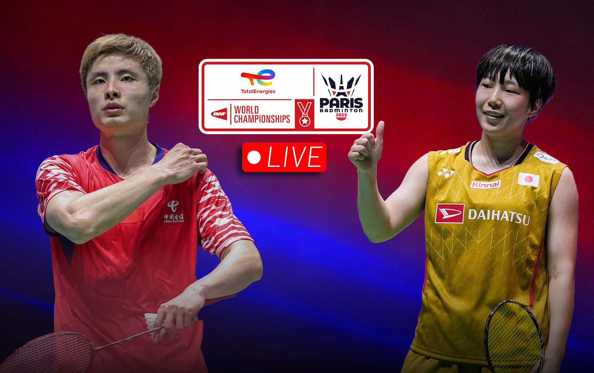Where & how to watch BWF World Championships 2025 finals live?