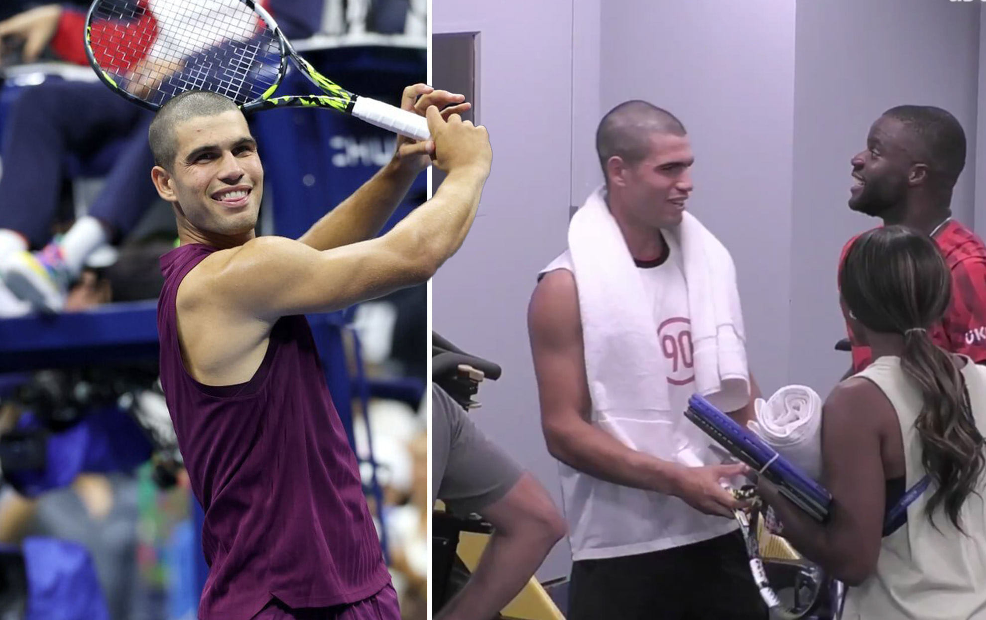 'Terrible': Watch Frances Tiafoe's hilarious reaction to Carlos Alcaraz's accidental haircut
