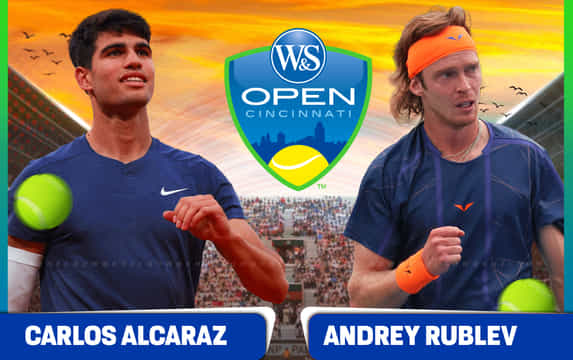 Carlos Alcaraz vs Andrey Rublev prediction, betting tips & odds, head-to-head, preview: Cincinnati Open 2025