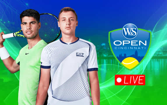 Carlos Alcaraz vs Hamad Medjedovic live streaming, TV channel, where and how to watch Cincinnati Open 2025 match