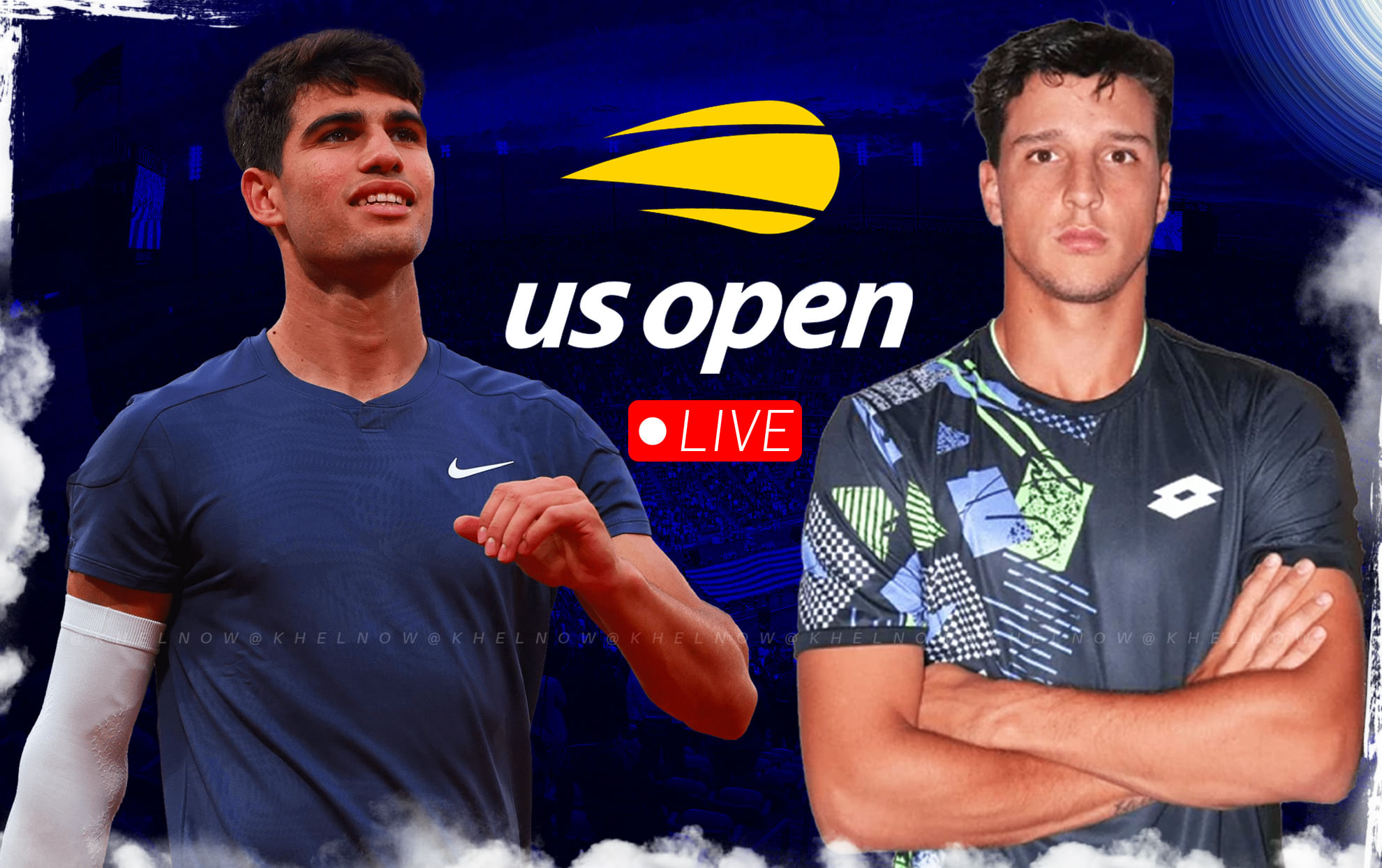 Where & how to watch Carlos Alcaraz vs Luciano Darderi; US Open 2025 third-round match?