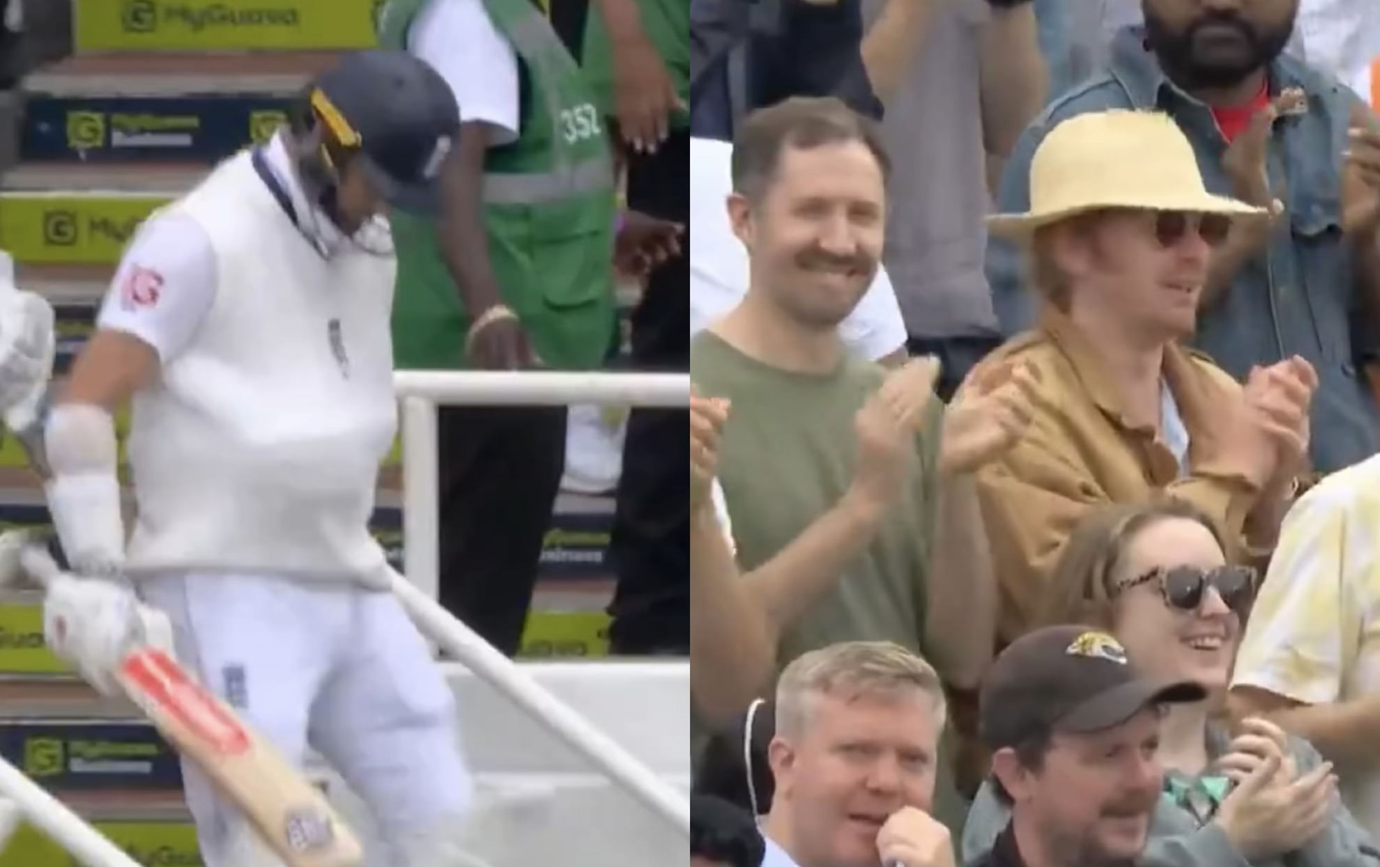 Chris Woakes standing ovation