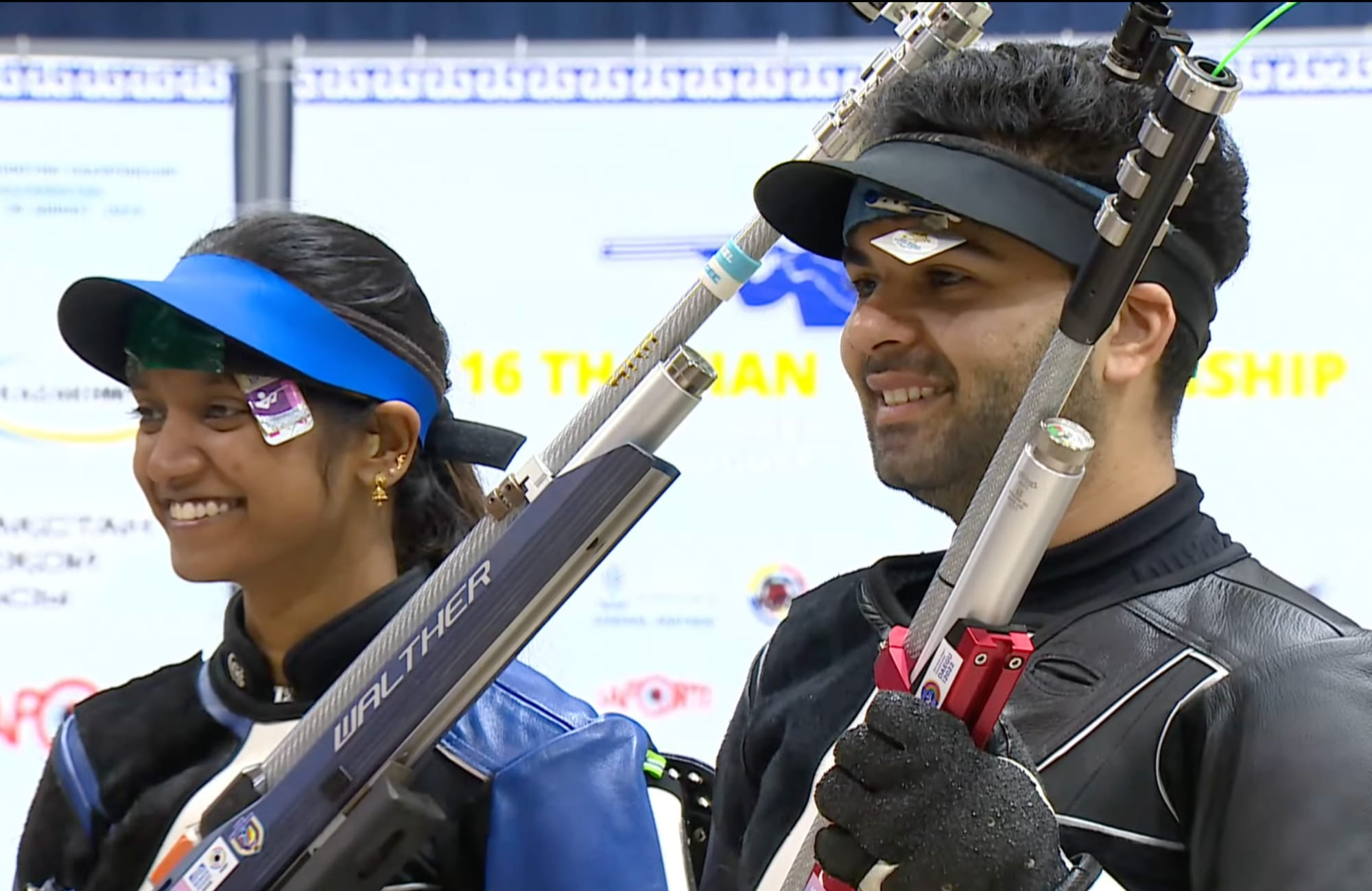 India win two gold medals in 10m Air Rifle mixed team events at Asian Shooting Championships 2025