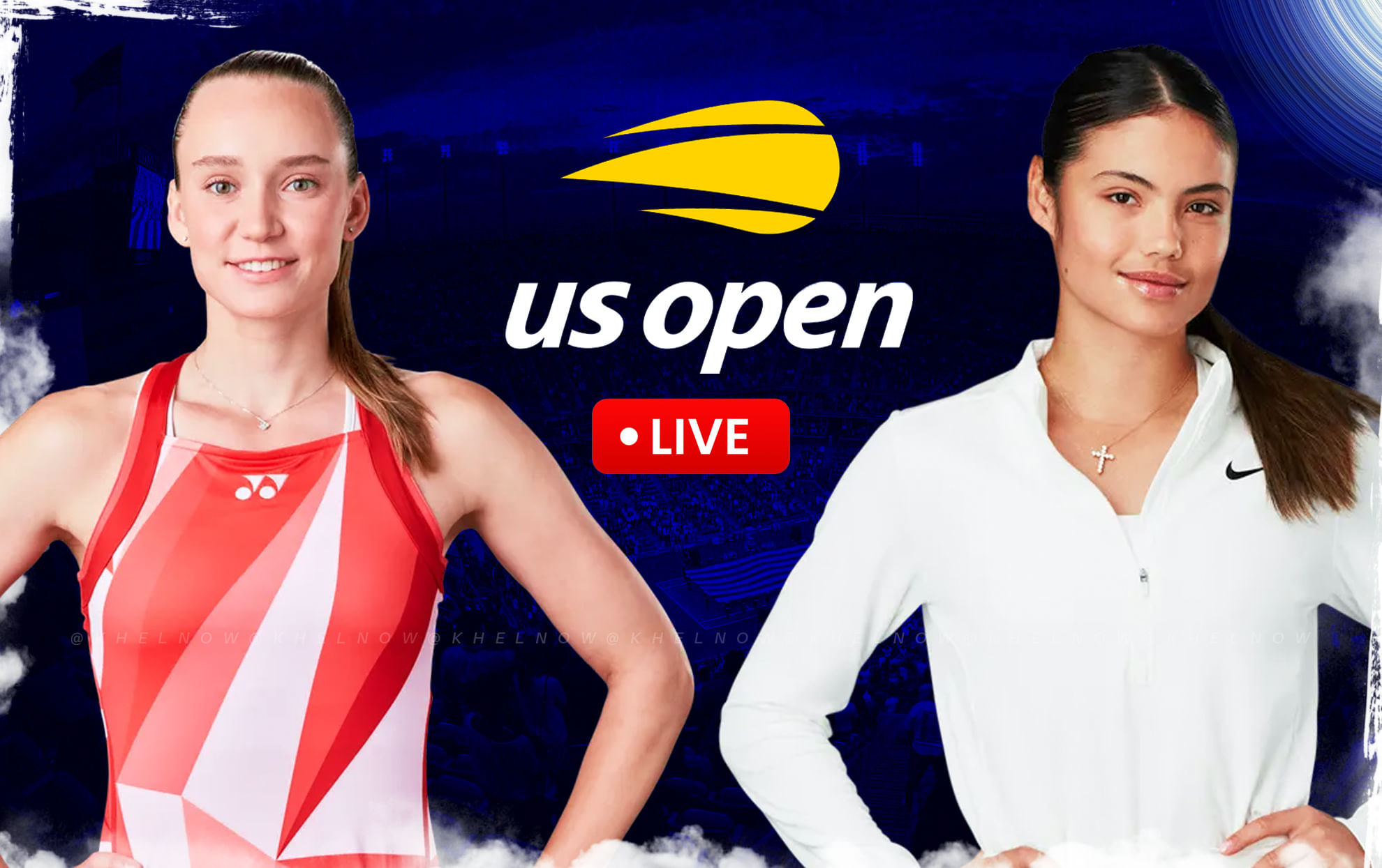 Where & how to watch Elena Rybakina vs Emma Raducanu; US Open 2025 third-round match