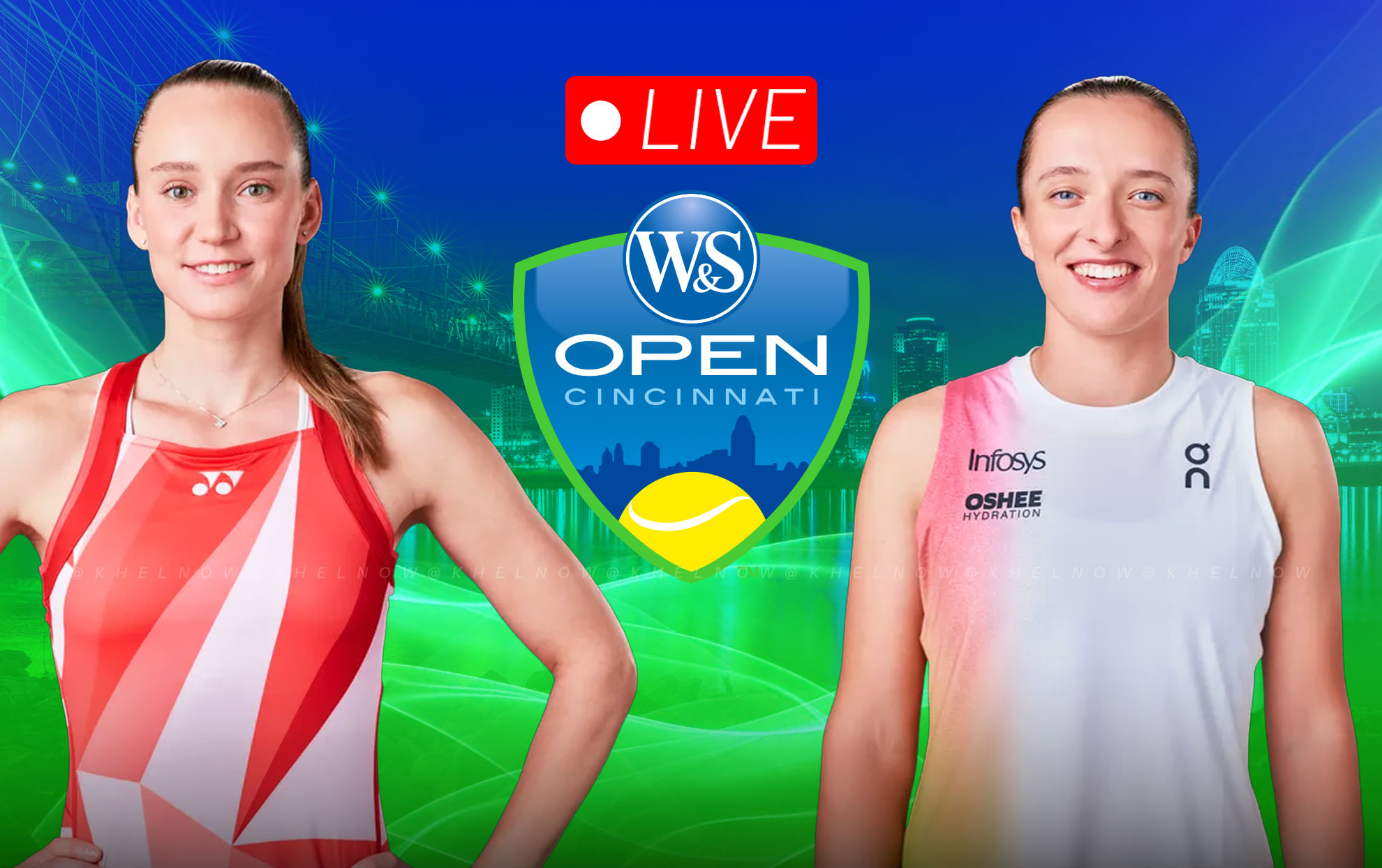 Where & how to watch Iga Swiatek vs Elena Rybakina; Cincinnati Open 2025 semi-final clash