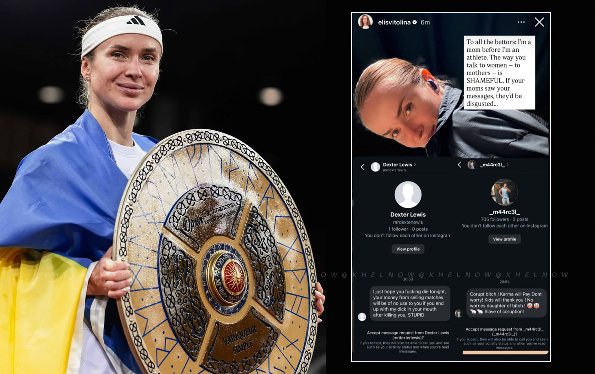 'Mom before athlete': Elina Svitolina calls out online abuse after Canadian Open loss