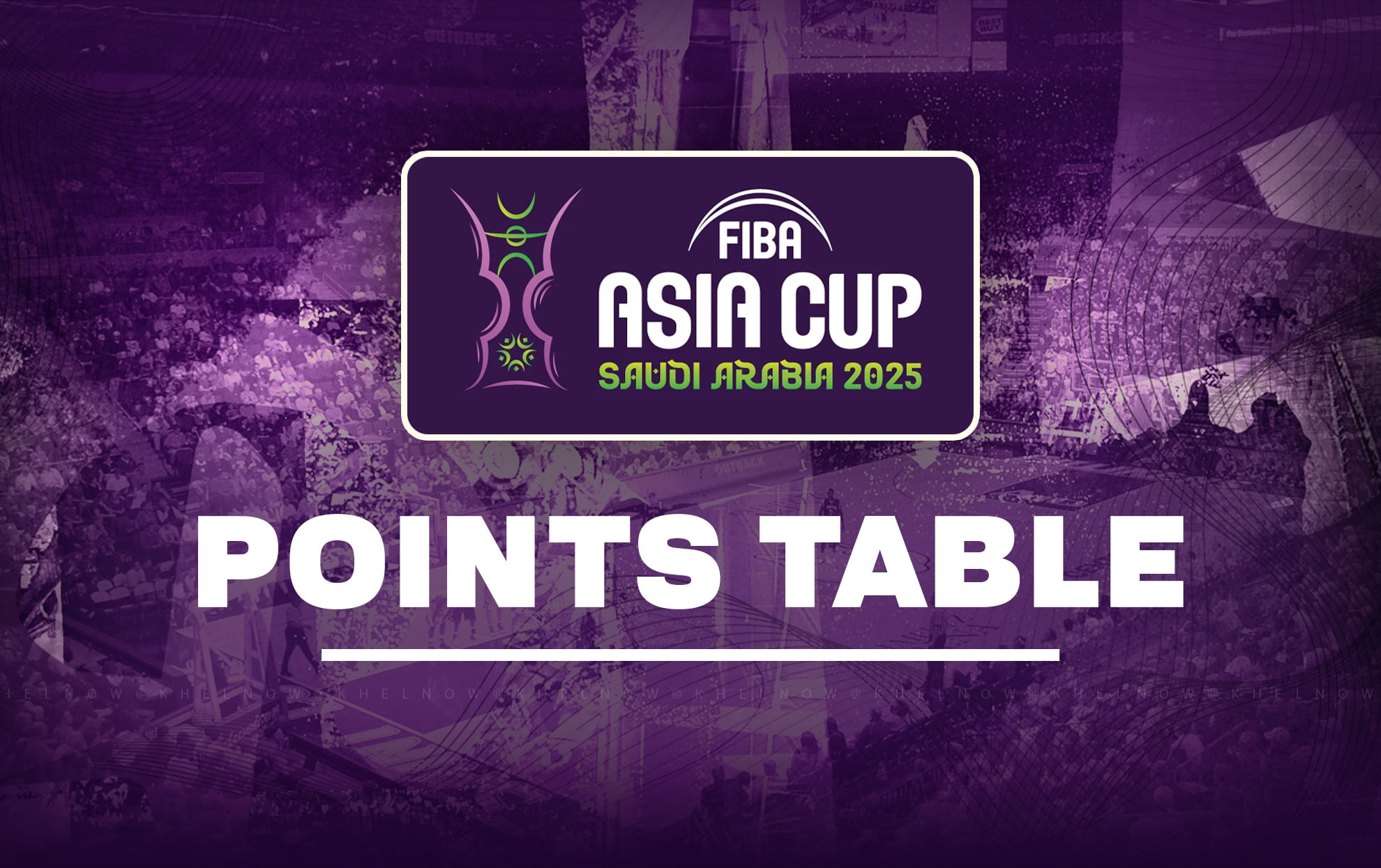FIBA Asia Cup 2025 Points Table