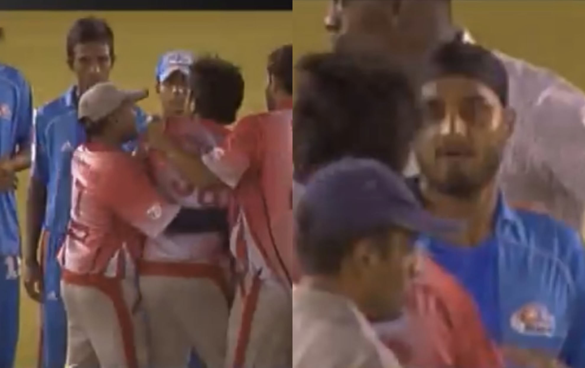 Harbhajan Singh and S Sreesanth-Harbhajan Singh and S Sreesanth-