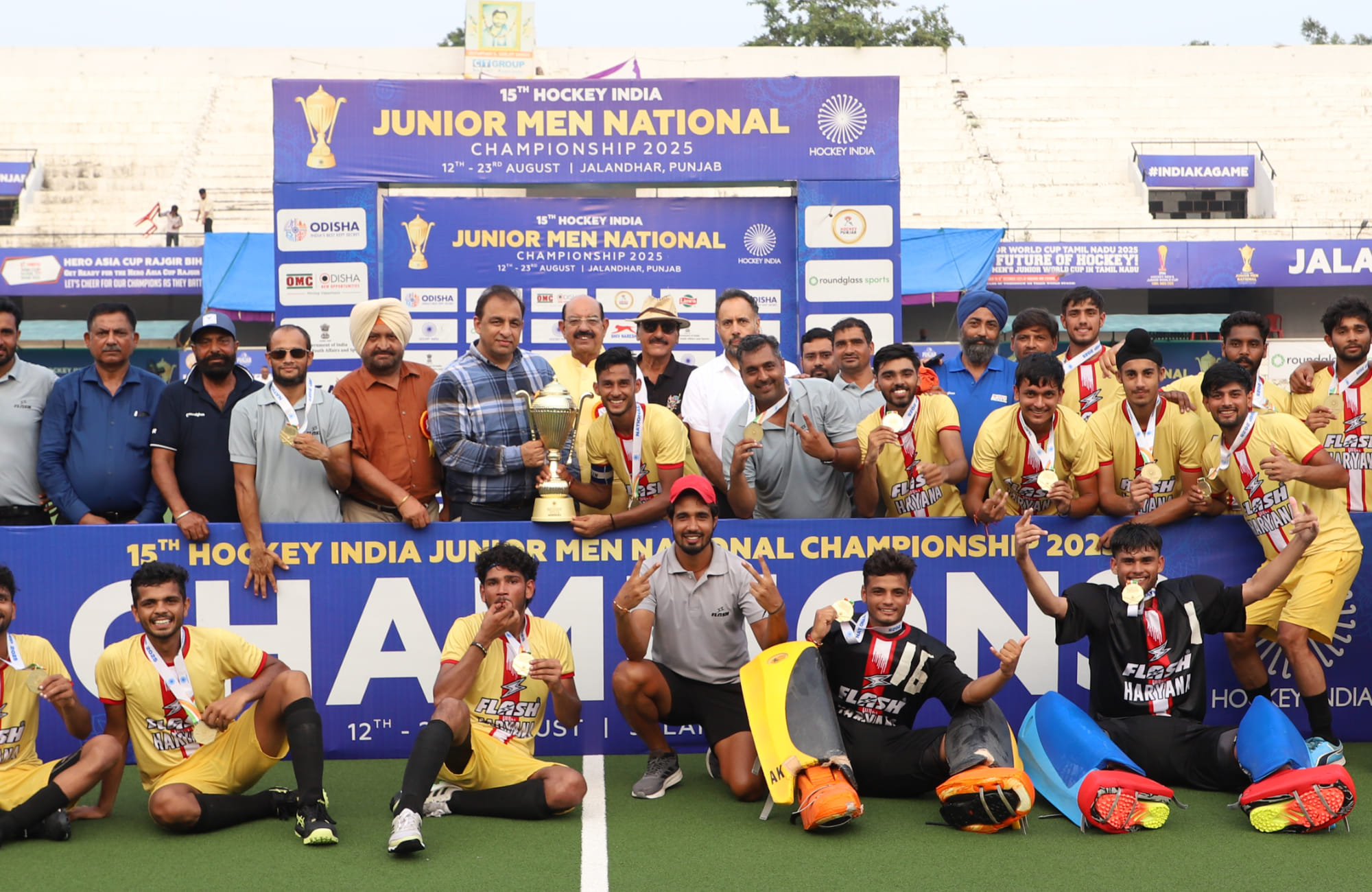 Haryana beat Odisha to lift 15th Hockey Junior Men's National Championship title