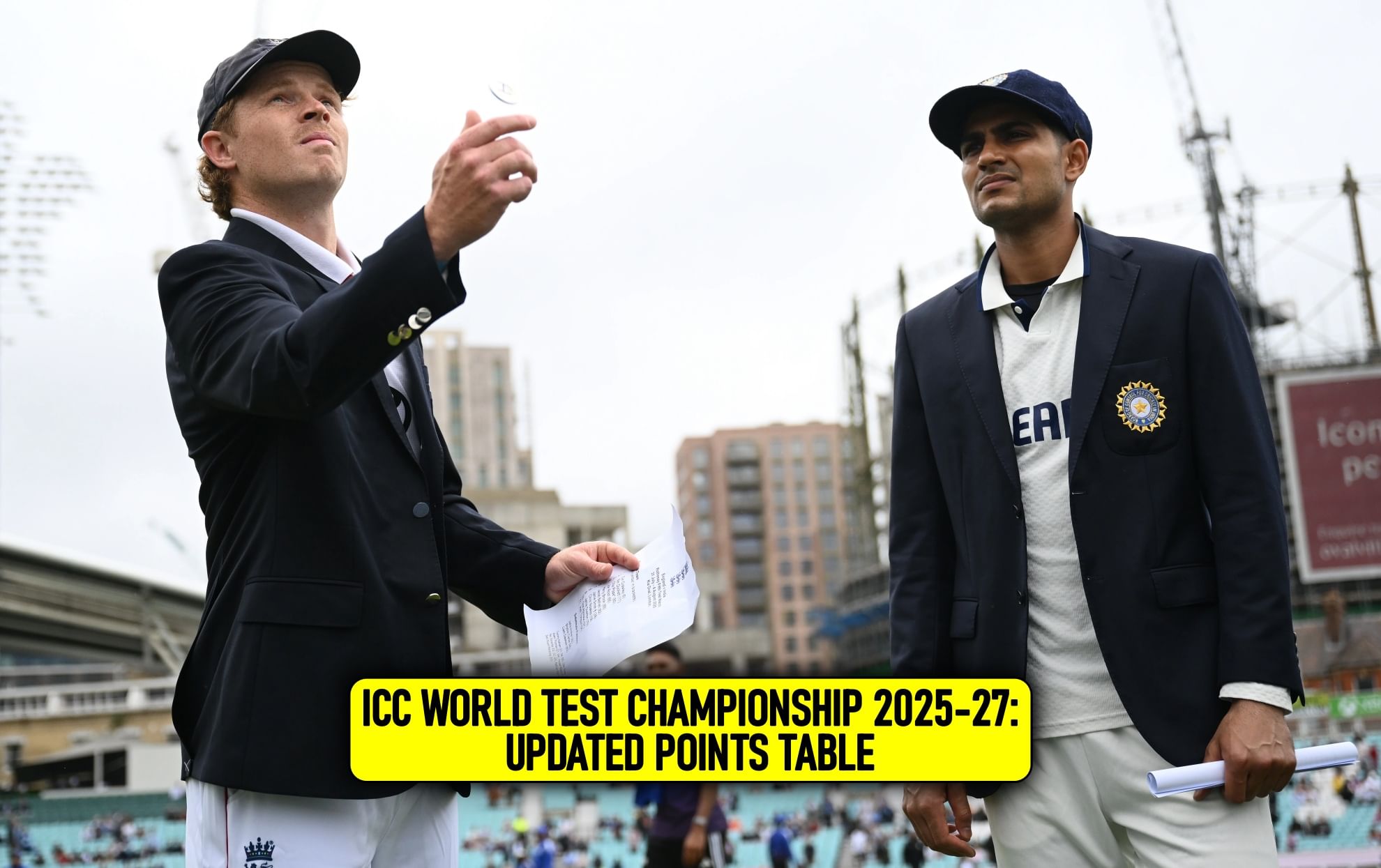 ICC World Test Championship 2025-27: Updated points table after 5th test, ENG vs IND 2025
