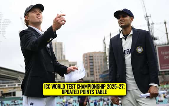 ICC World Test Championship 2025-27: Updated points table after 5th test, ENG vs IND 2025