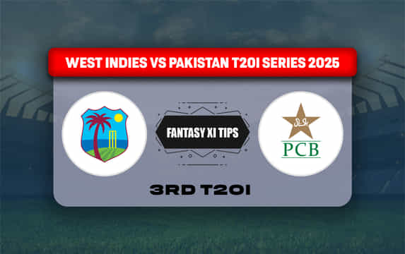 WI vs PAK Dream11 Prediction, Best Dream11 Playing XI, Today Match 3rd T20I, West Indies vs Pakistan T20I series 2025