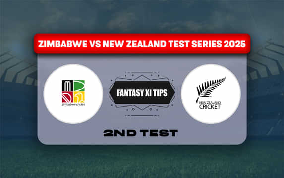 ZIM vs NZ Dream11 Prediction, Best Dream11 Playing XI, Today Match 2nd test, Zimbabwe vs New Zealand test series 2025
