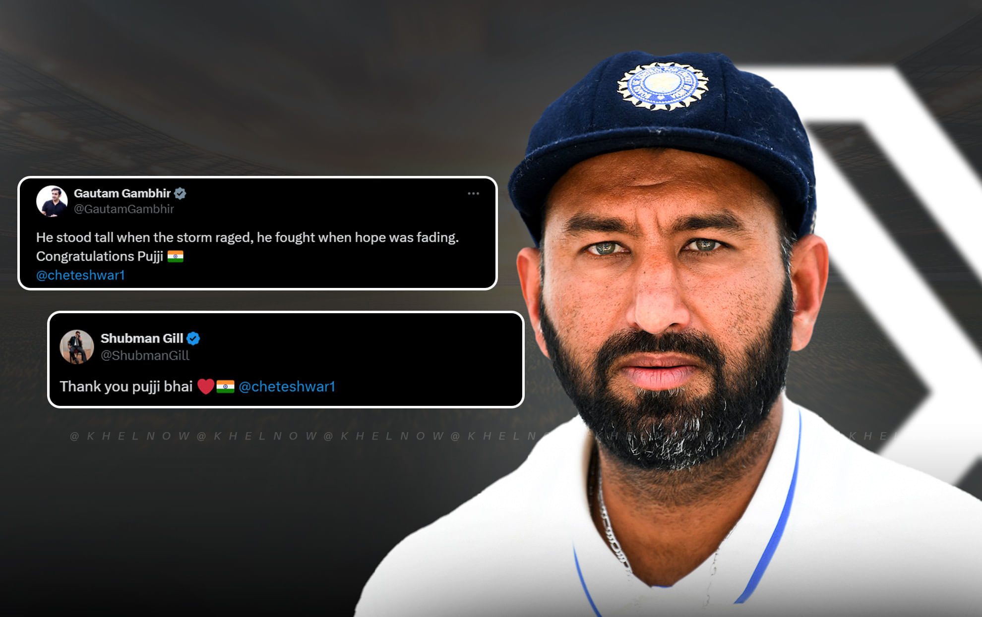 Cricket fraternity reacts as Cheteshwar Pujara announces retirement