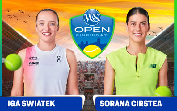 Iga Swiatek vs Sorana Cirstea prediction, betting tips & odds, head-to-head, preview: Cincinnati Open 2025