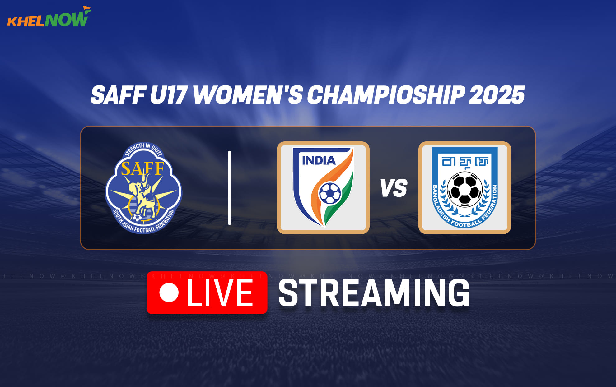 India vs Bangladesh Live Streaming: When and where to watch SAFF U17 Women's Championship?