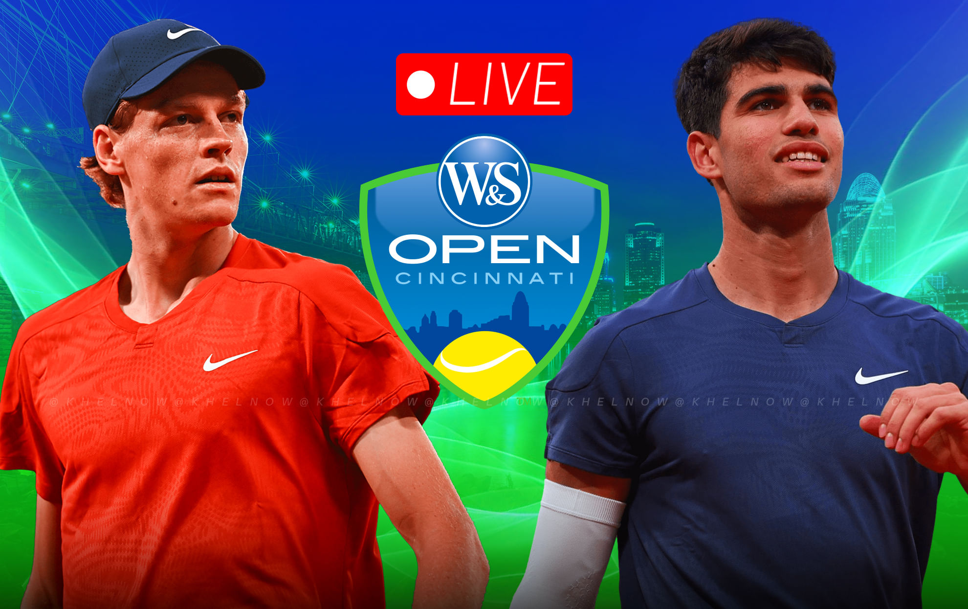 Where & how to watch Jannik Sinner vs Carlos Alcaraz; Cincinnati Open 2025 final clash