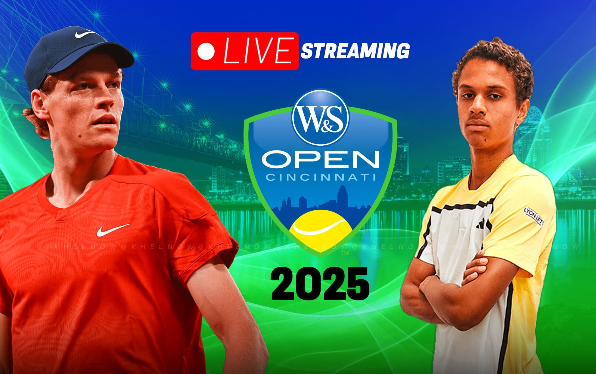 Jannik Sinner vs Gabriel Diallo Live Streaming Cincinnati Open 2025