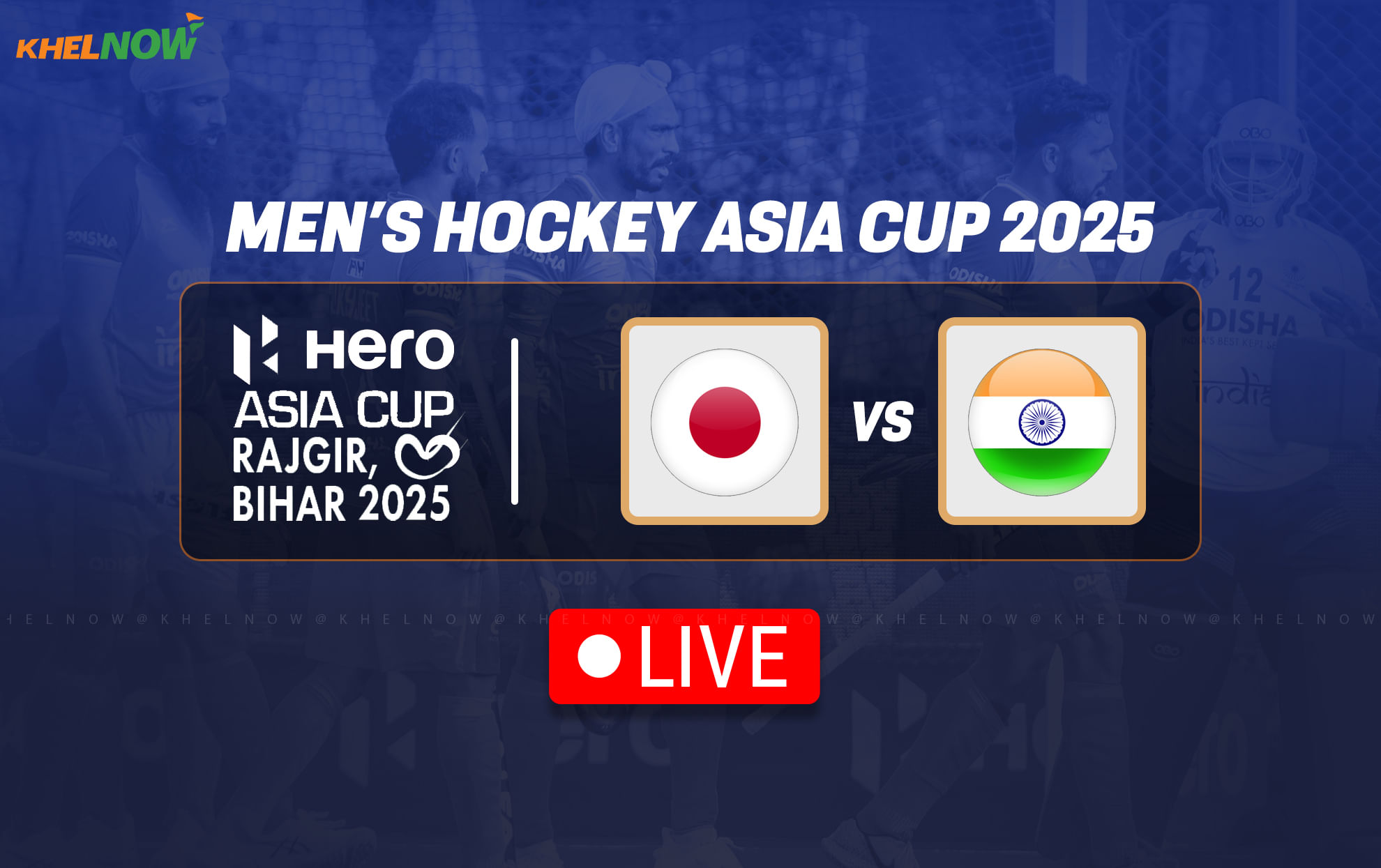 Japan vs India Live Updates, Men's Hockey Asia Cup 2025