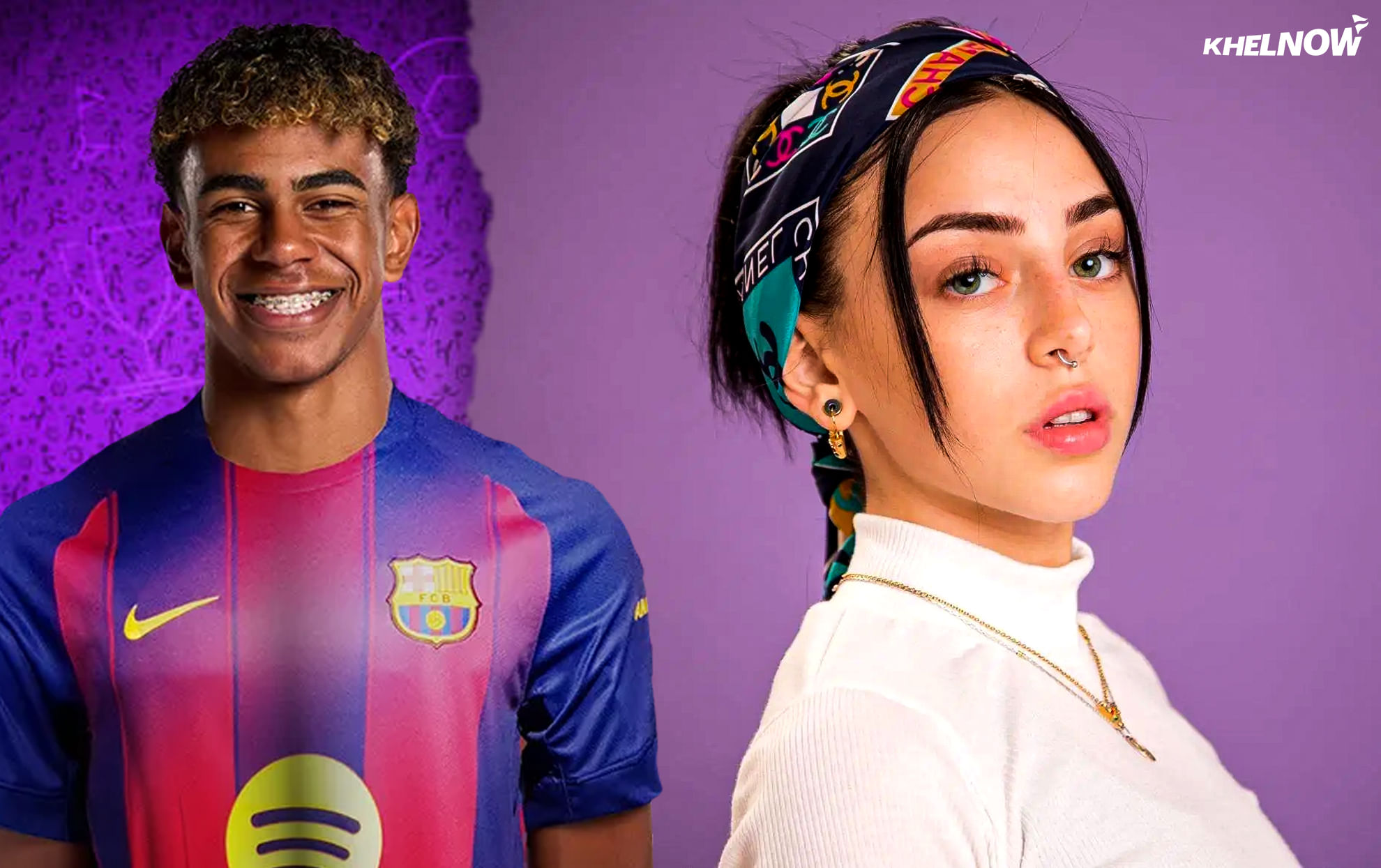 Barcelona star Lamine Yamal 'spotted kissing famous Argentine singer in nightclub'
