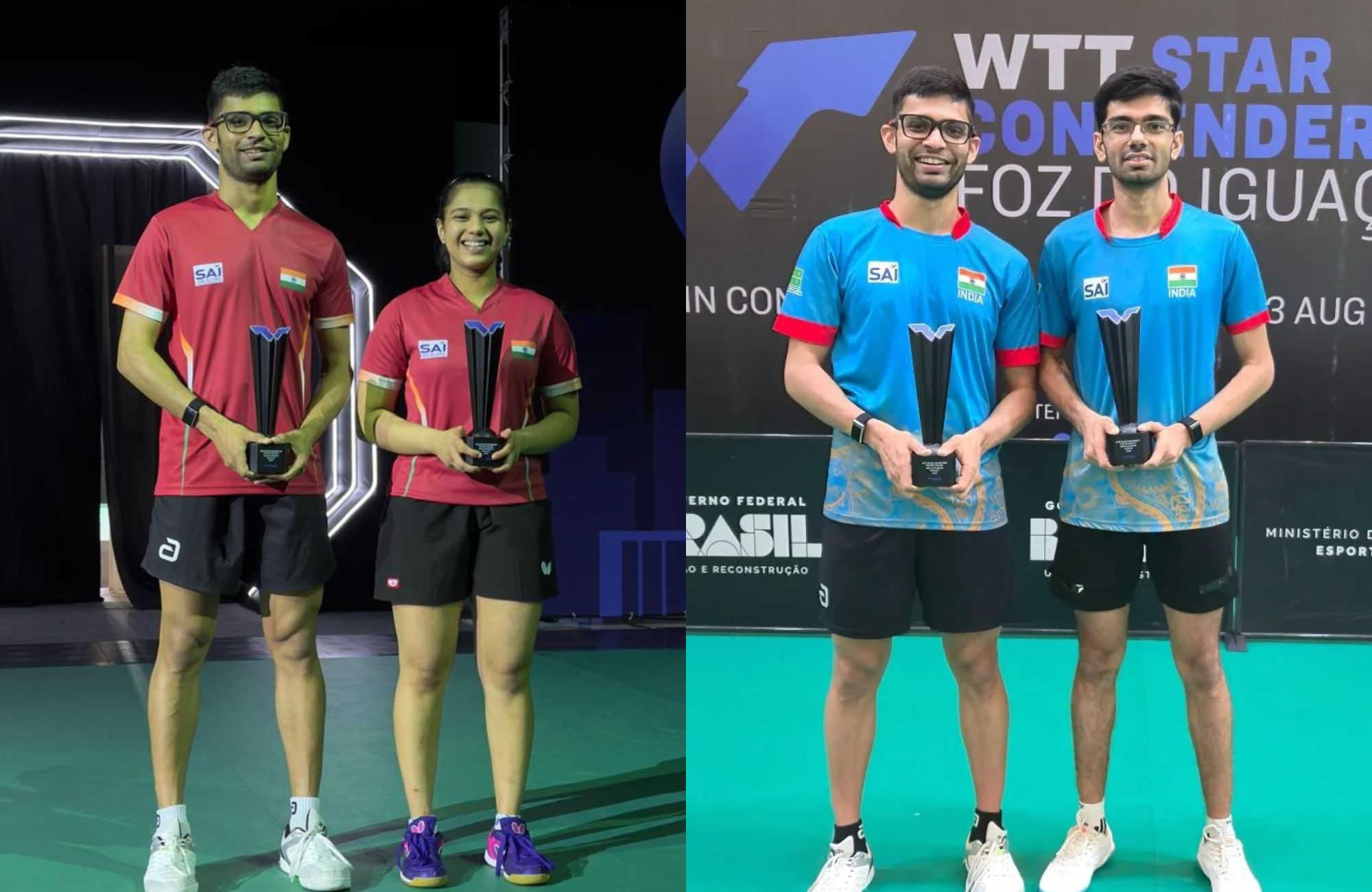 Two Indian doubles pairs jump to career-best World No. 7 in latest table tennis rankings