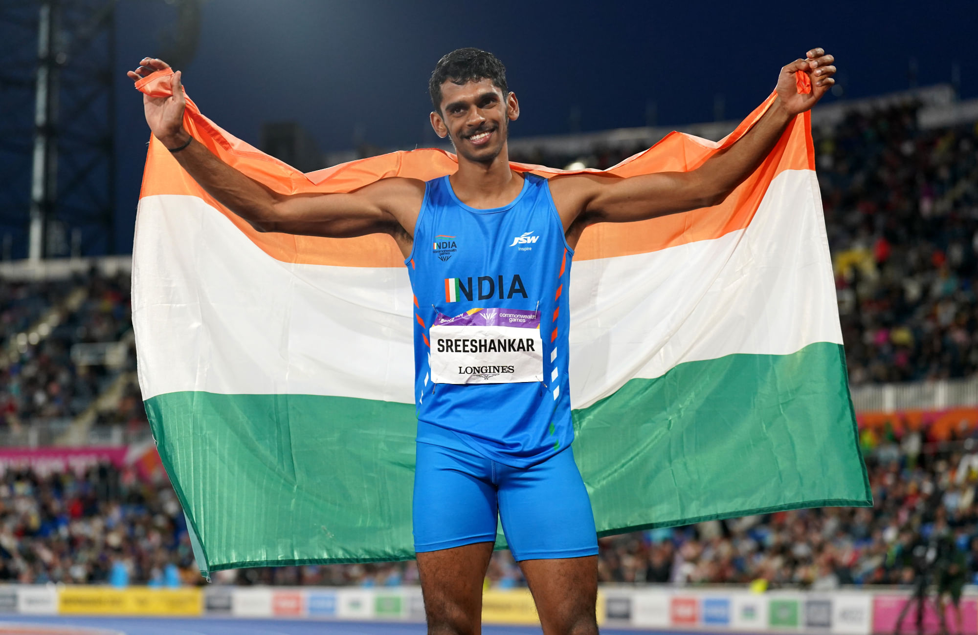 Murali Sreeshankar wins gold in men's long jump at National Inter-State Athletics Championships