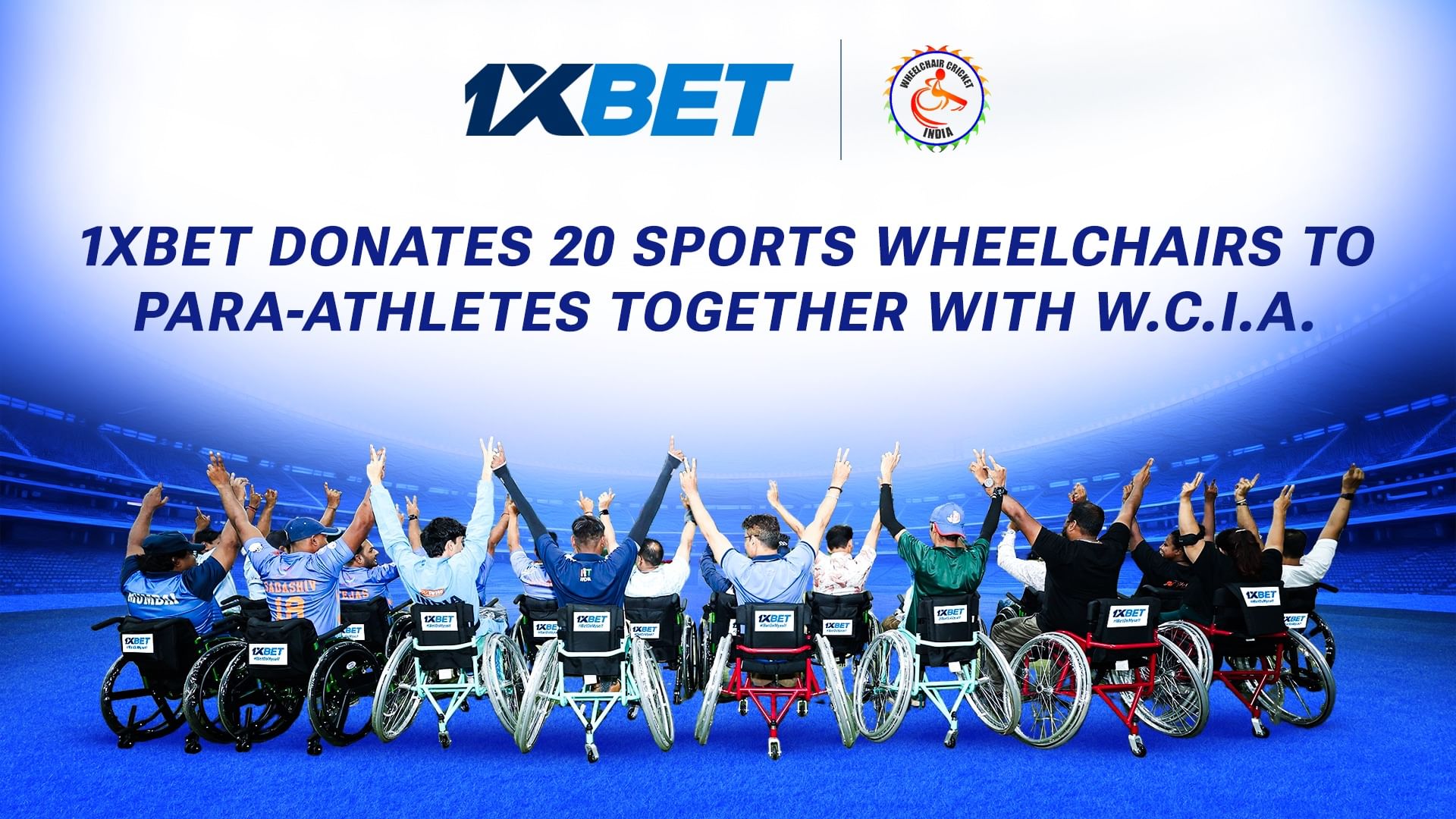 1xBet donates 20 Sports wheelchairs to para-athletes together with W.C.I.A.
