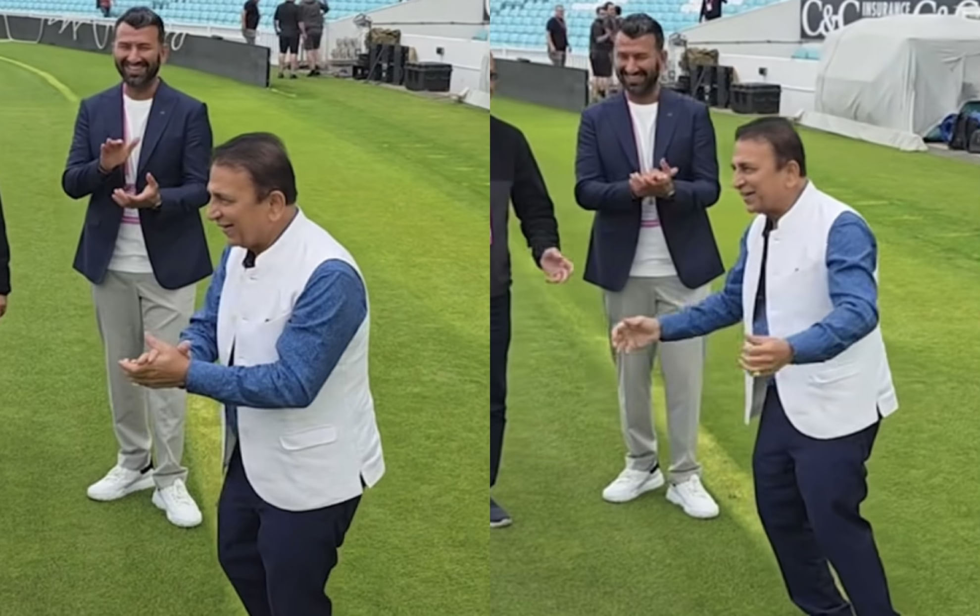 Sunil Gavaskar dance at The Oval