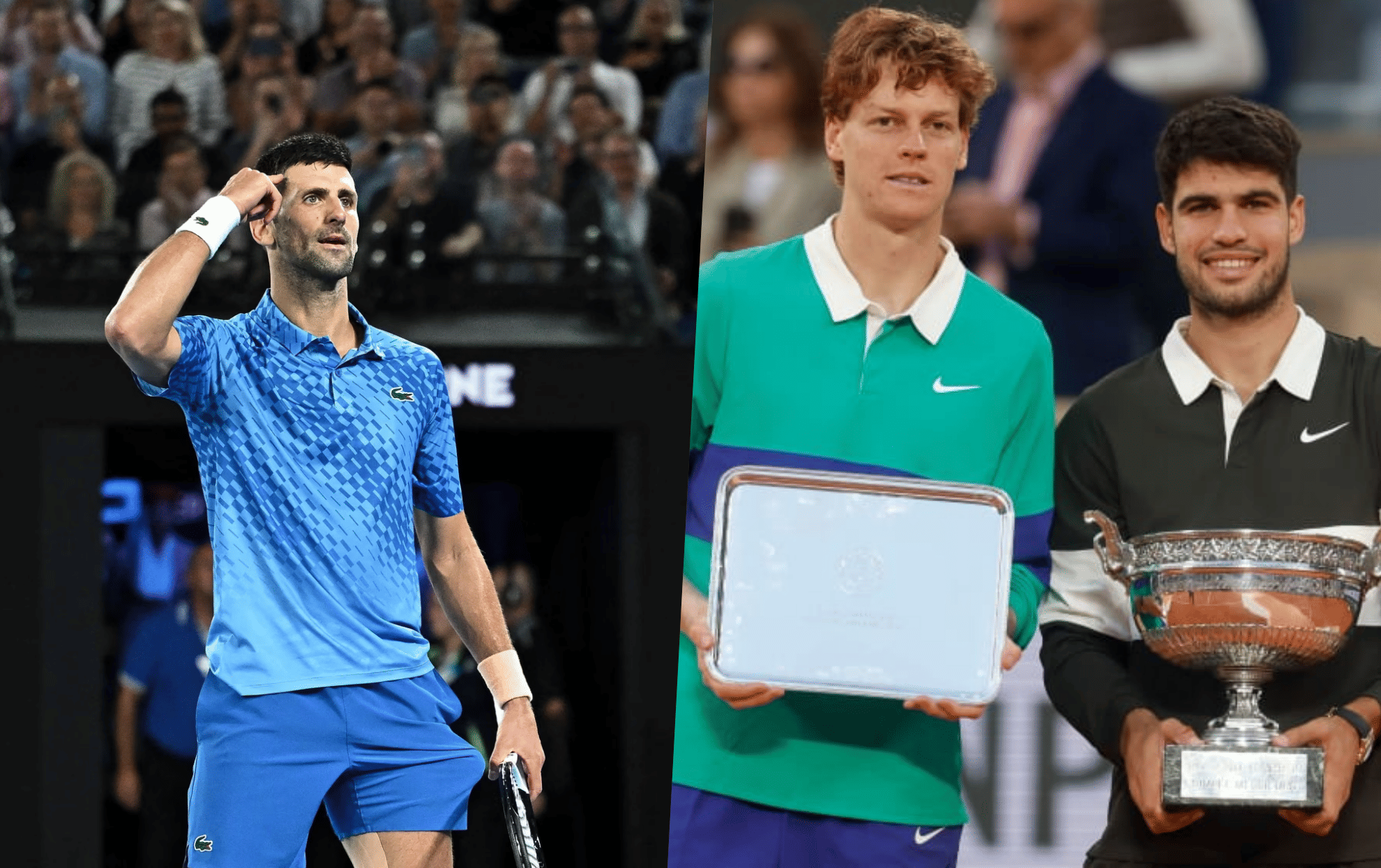 Novak Djokovic wants to see another guy in Jannik Sinner-Carlos Alcaraz rivalry