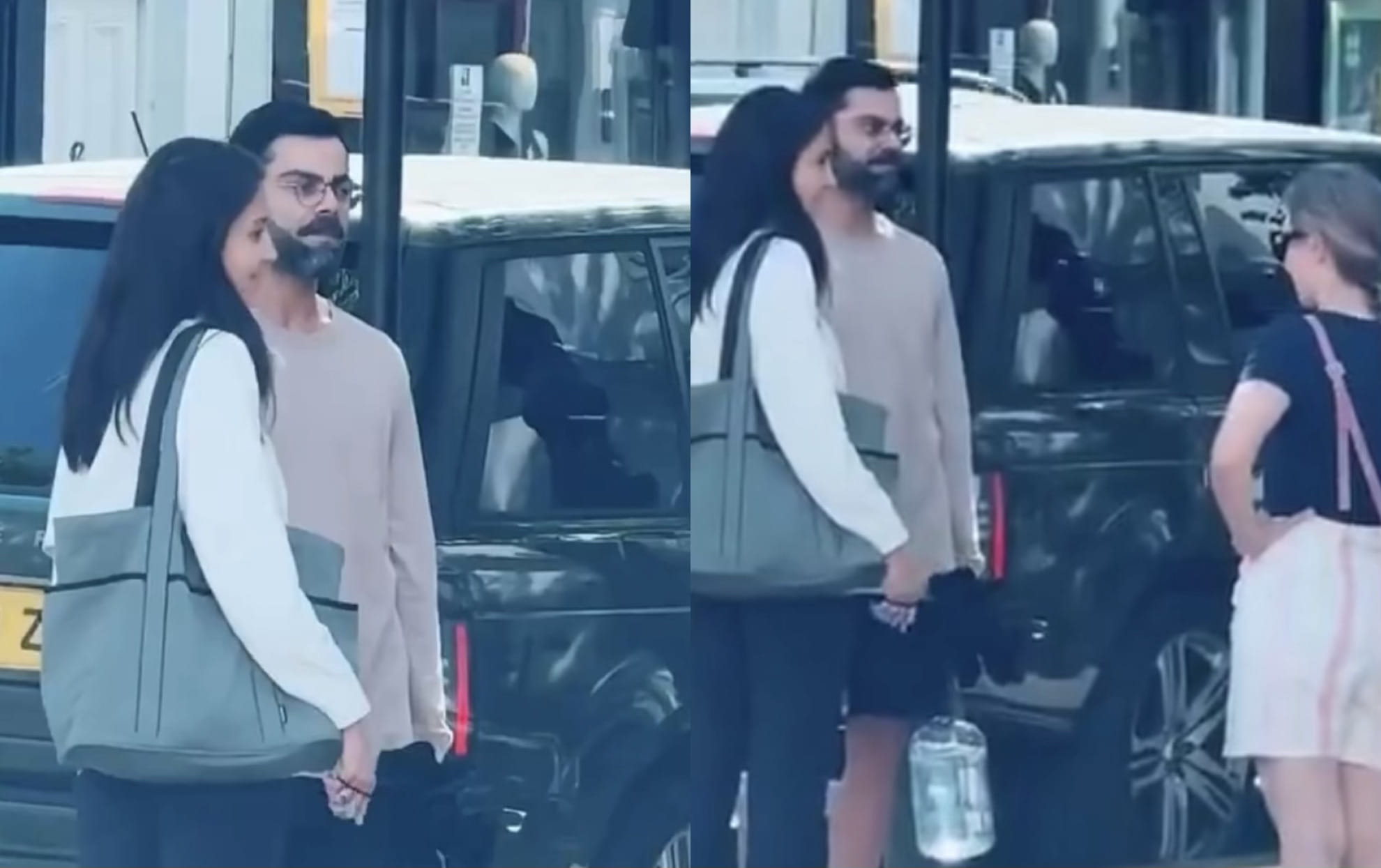Virat Kohli and Anushka Sharma seen happily chatting with locals in London