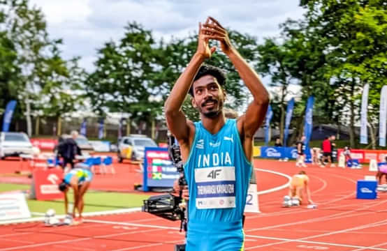 Vishal TK breaks national record in 400m at Inter-State Athletics Championships 2025