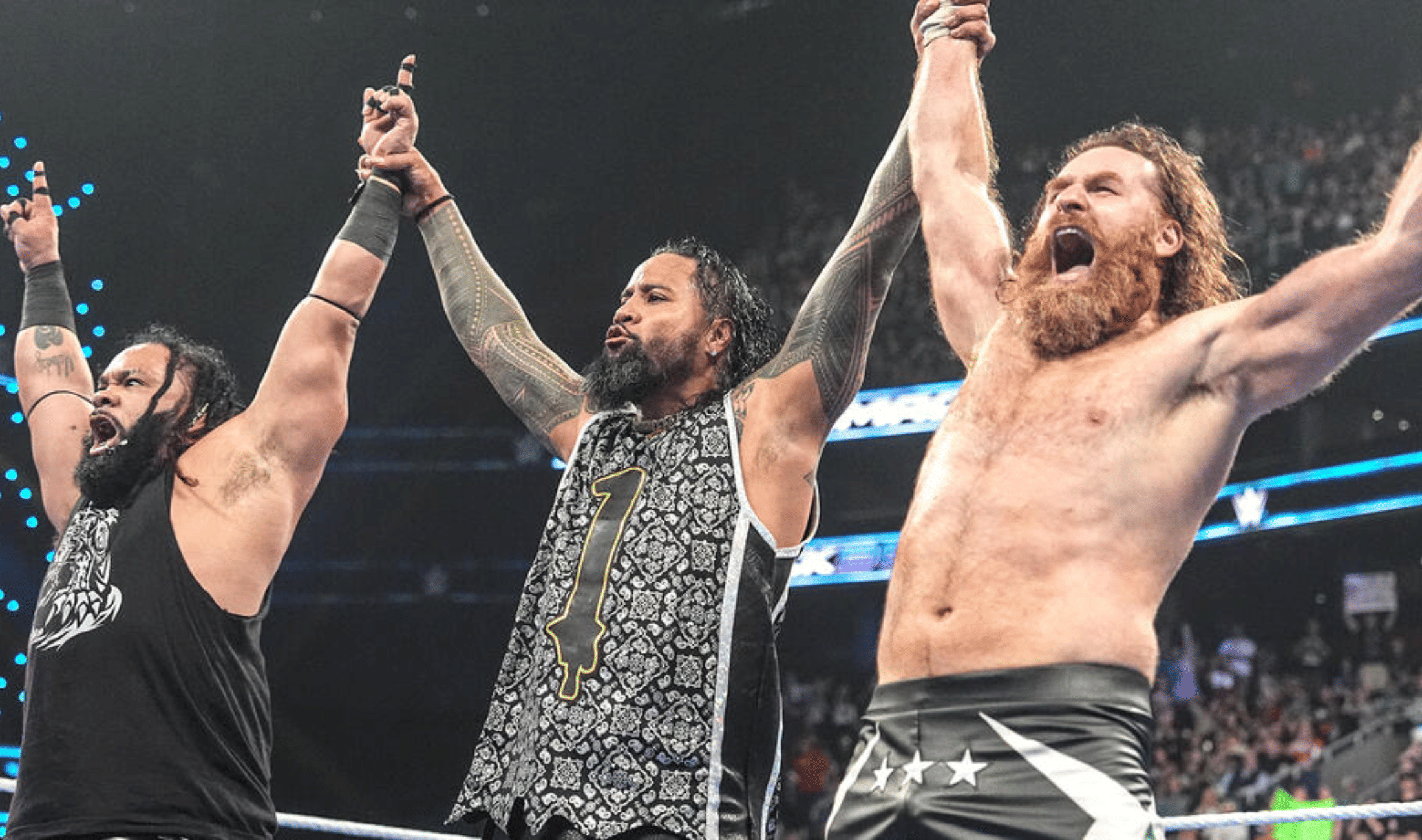 WWE SmackDown August 15 - Sami Zayn, Jimmy Uso & Jacob Fatu