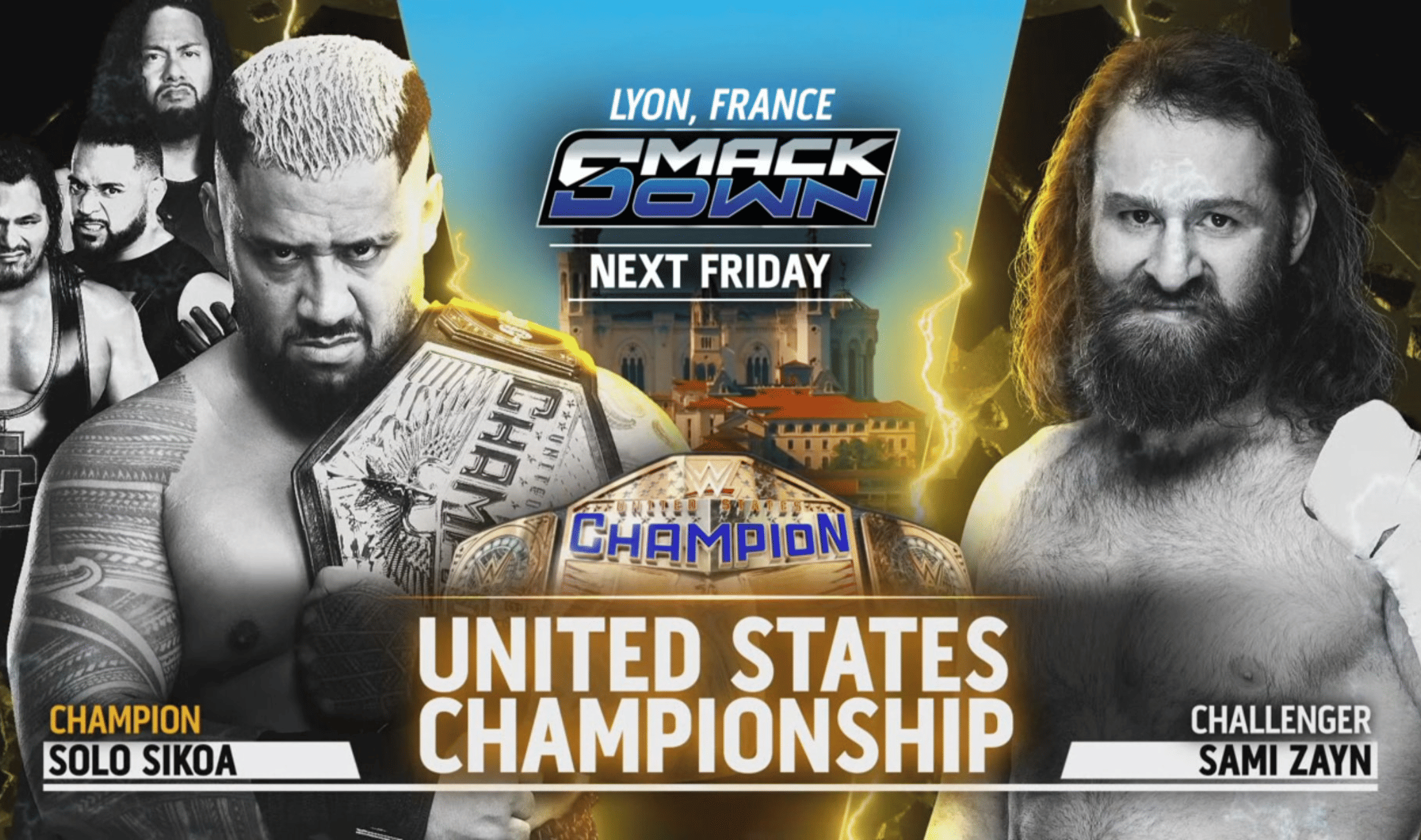 WWE SmackDown August 29- Solo Sikoa & Sami Zayn