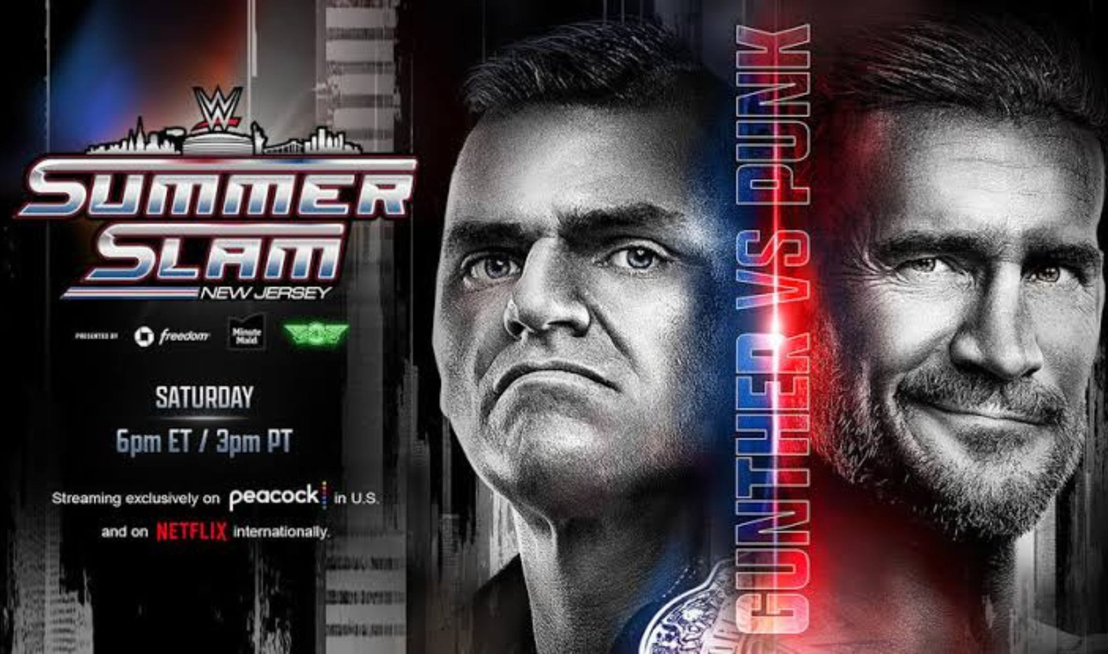 WWE SummerSlam 2025 - CM Punk vs Gunther