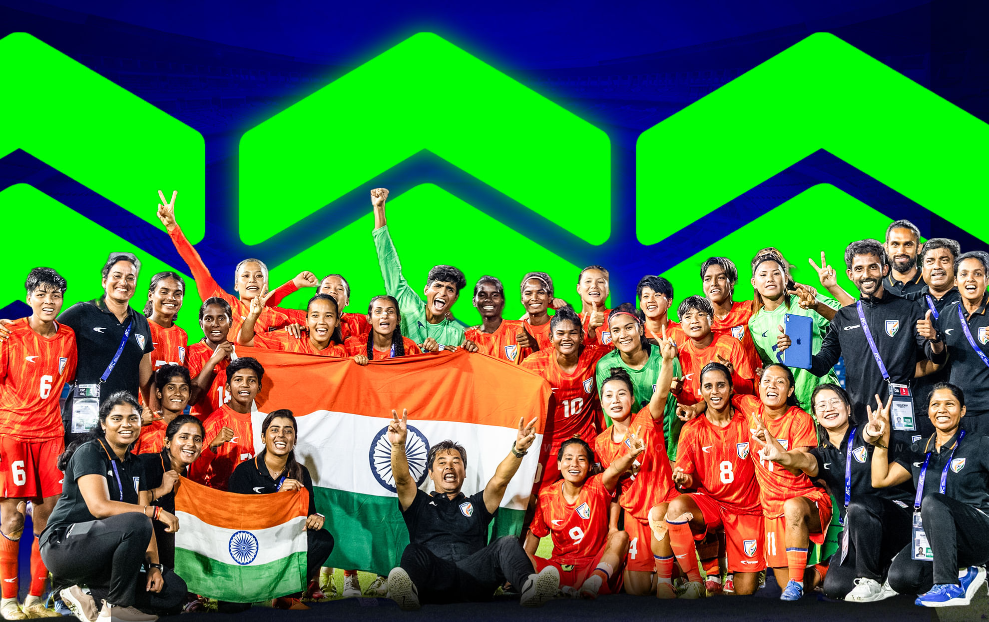 Indian Women's Football Team climb up 7 places in the lastest FIFA ranking