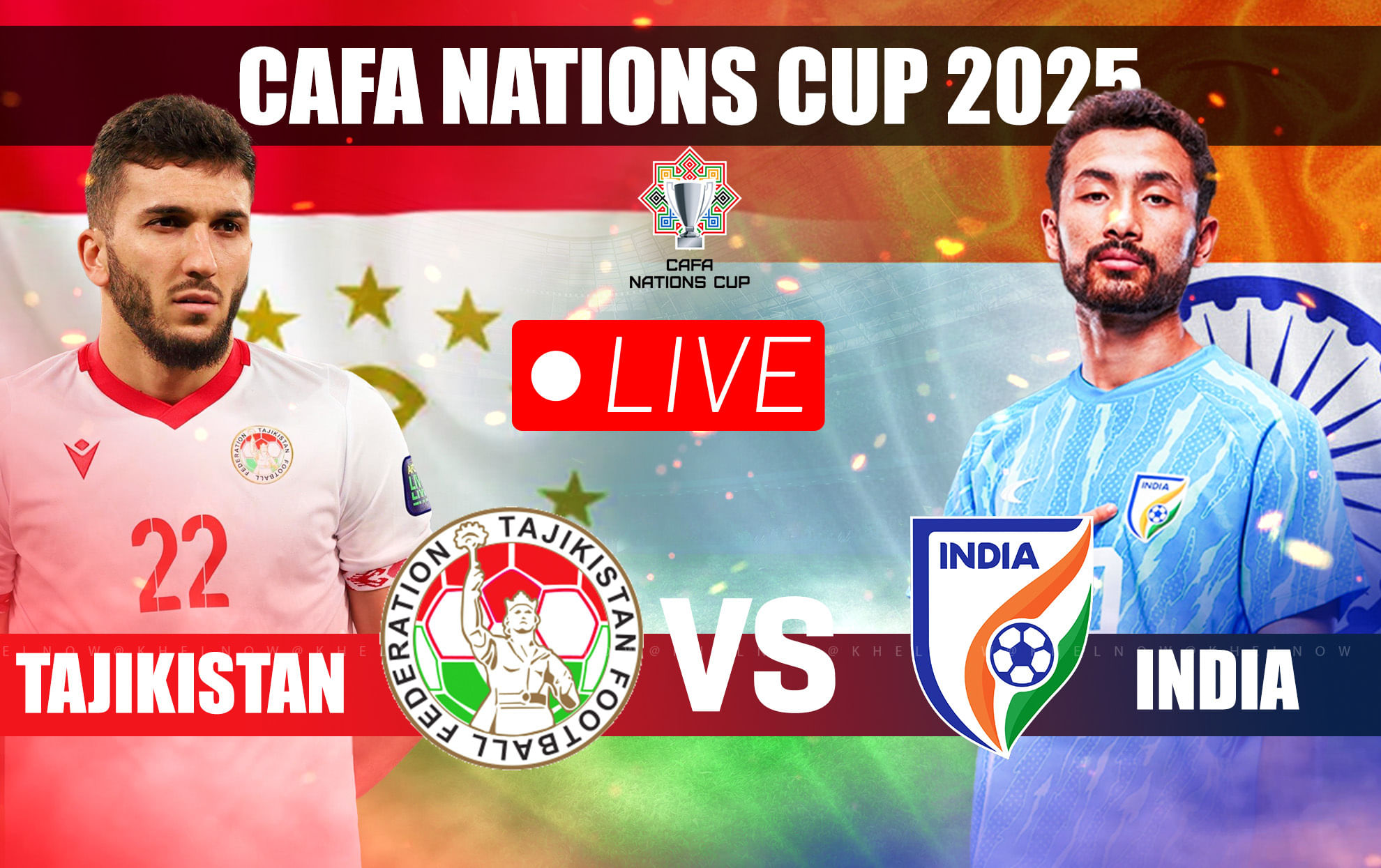 Tajikistan vs India Live: Follow CAFA Nations Cup 2025 Live Updates
