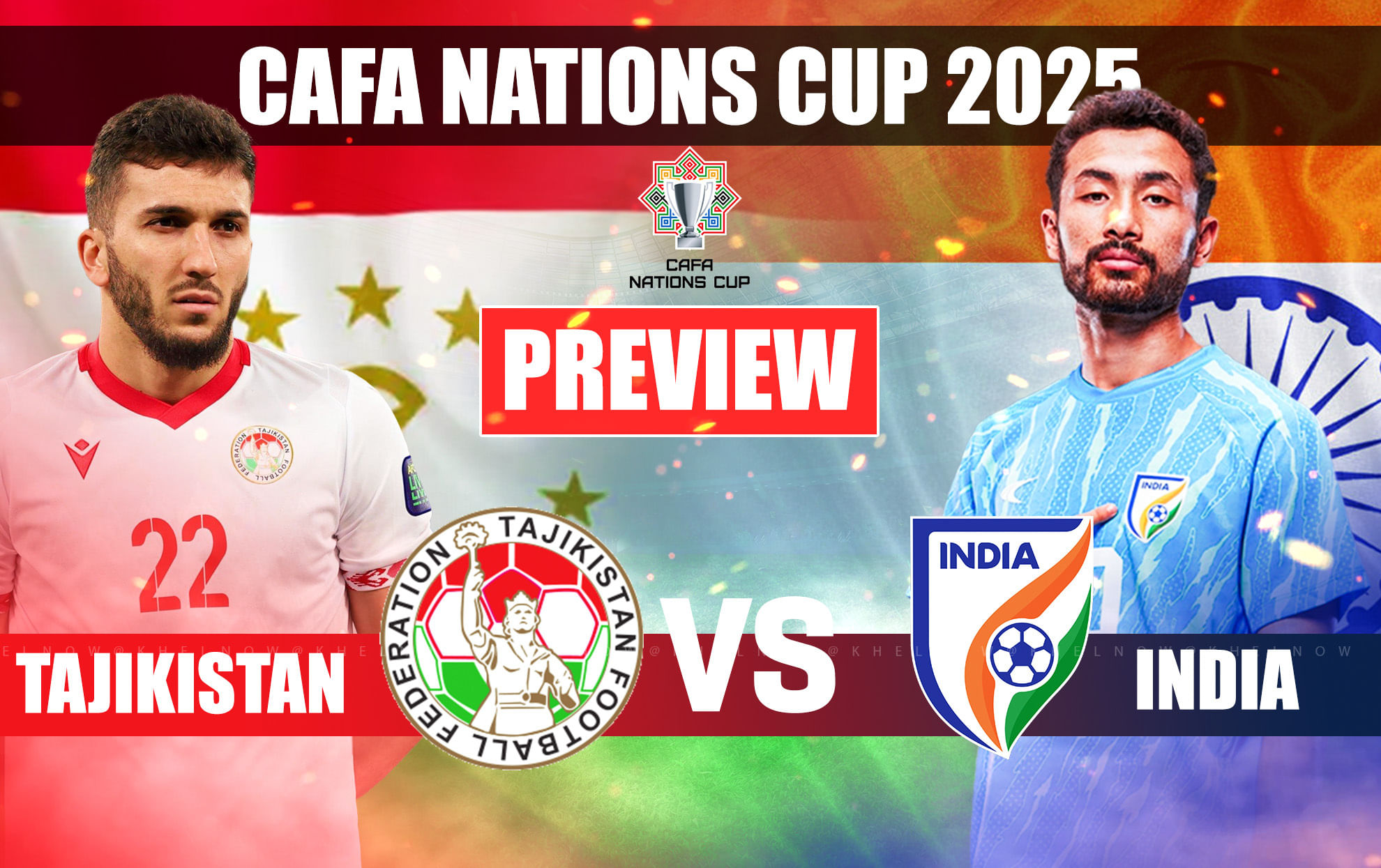 Tajikistan vs India Preview, team news, lineups & predictions | CAFA Nations Cup 2025