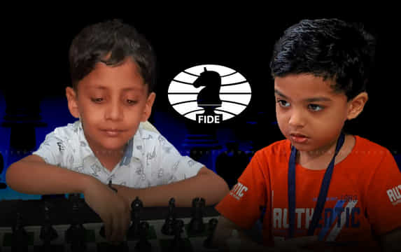 Top five all-time youngest Indian chess players to achieve FIDE rating