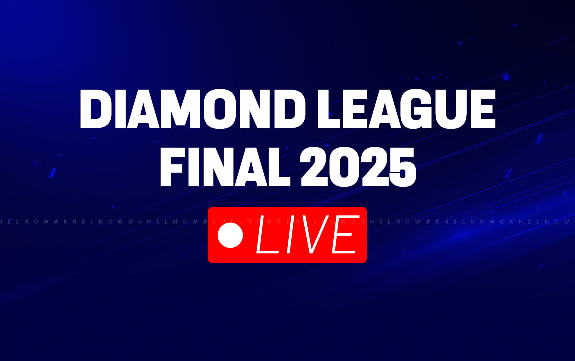 Diamond League Final 2025: Live streaming, TV channel, where & how to watch?