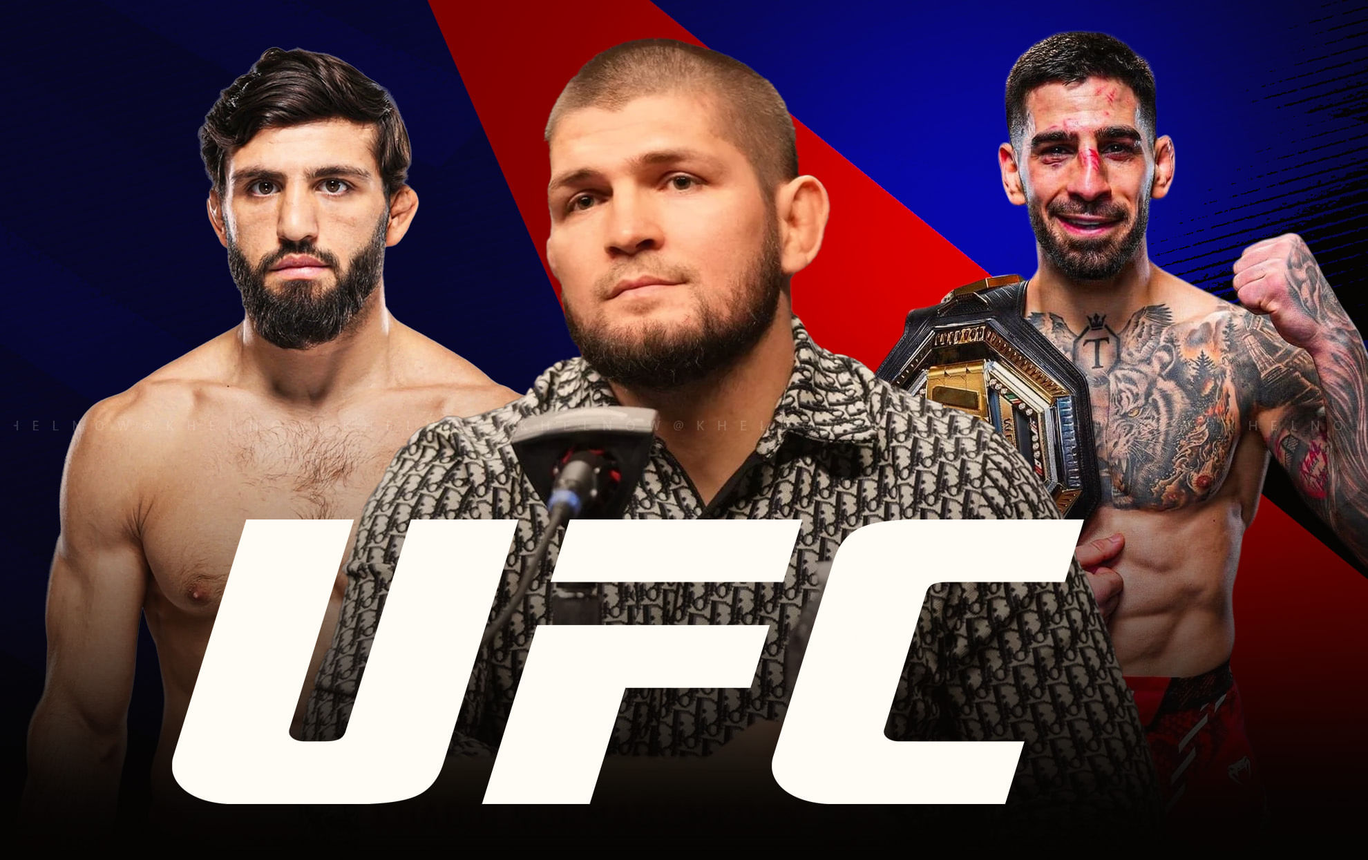 Arman Tsarukyan, Khabib Nurmagomedov & Ilia Topuria - UFC