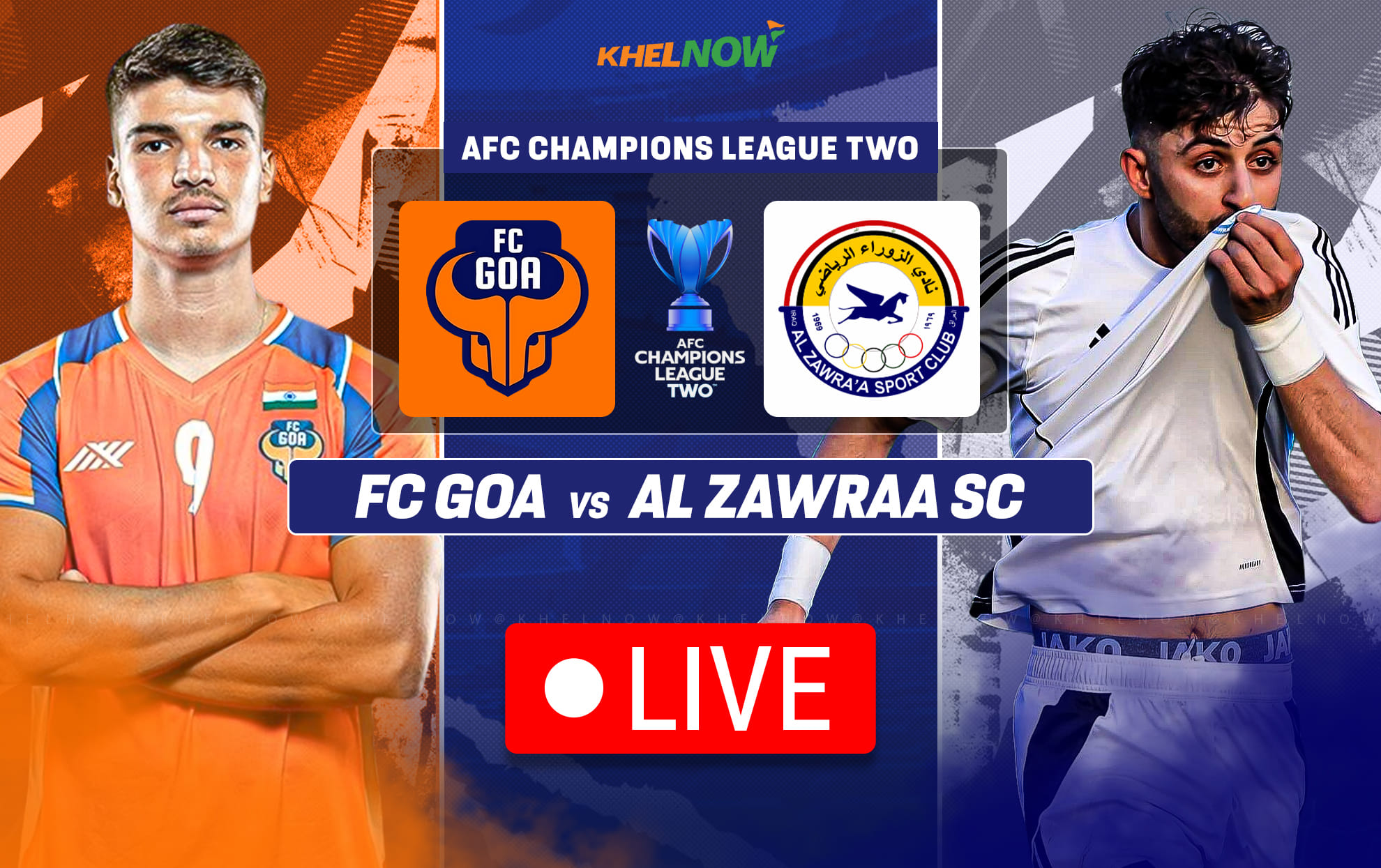 FC Goa vs Al Zawraa SC Live | Follow AFC Champions League Two Live Updates