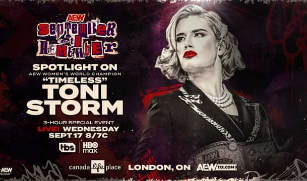 AEW Dynamite September 17, 2025 - Spotlight on AEW Women’s World Champion “Timeless” Toni Storm