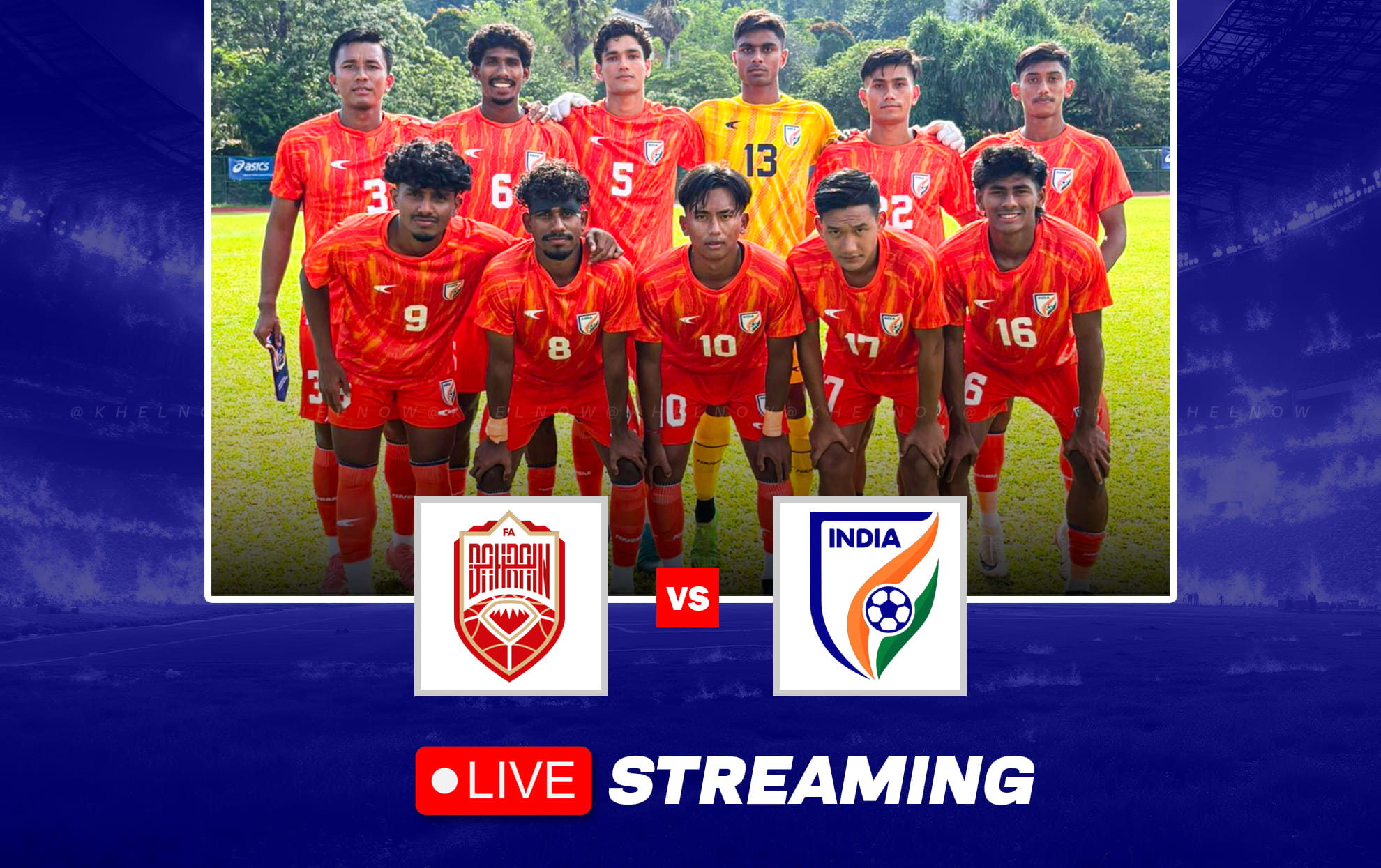 Where and how to watch India U23 vs Bahrain U23 in AFC U23 Asian Cup Qualifiers?