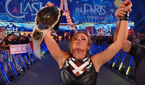 Becky Lynch WWE Clash in Paris