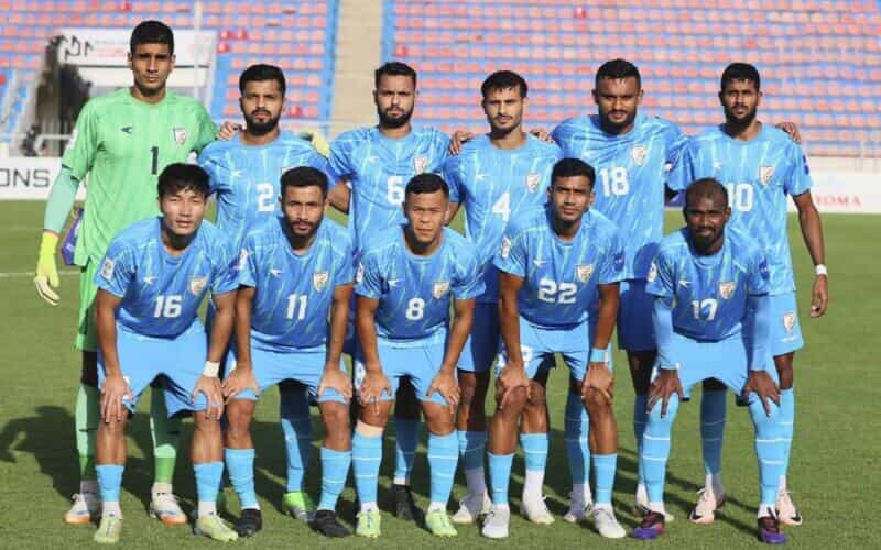 How can the Indian football team line up against Oman in CAFA Nations Cup 2025?