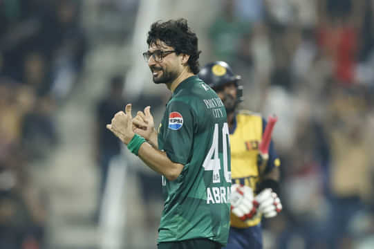 Abrar Ahmed of Pakistan