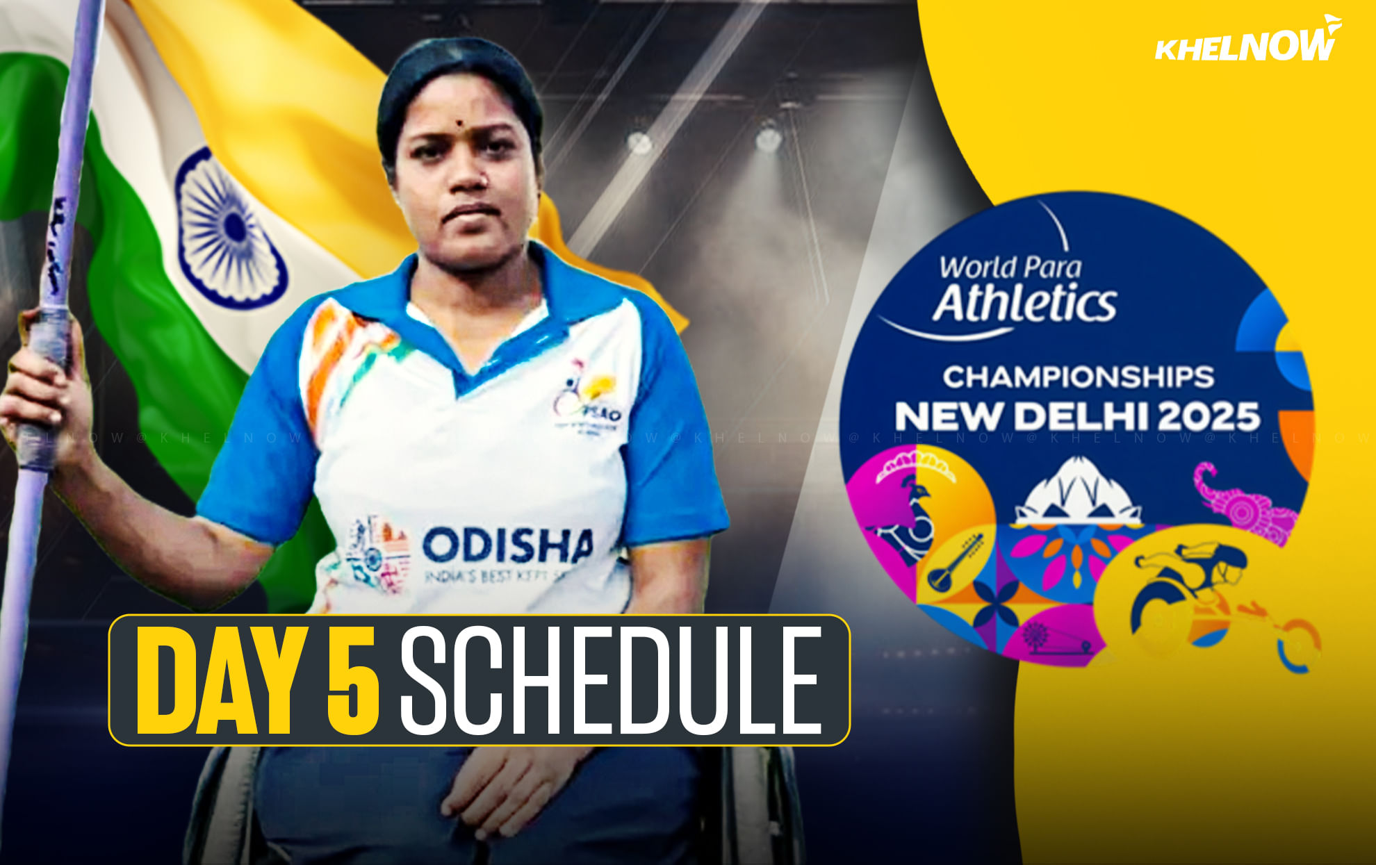 World Para Athletics Championships 2025: Updated India schedule for Day 5, September 30