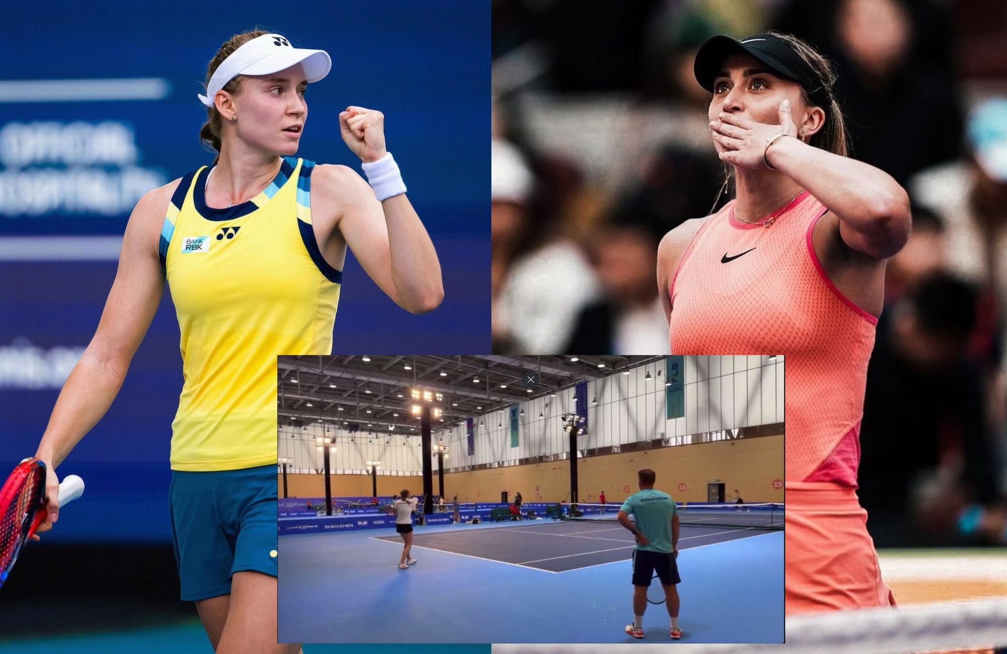 Watch: Elena Rybakina-Paula Badosa train together ahead of Billie Jean King Cup 2025 finals